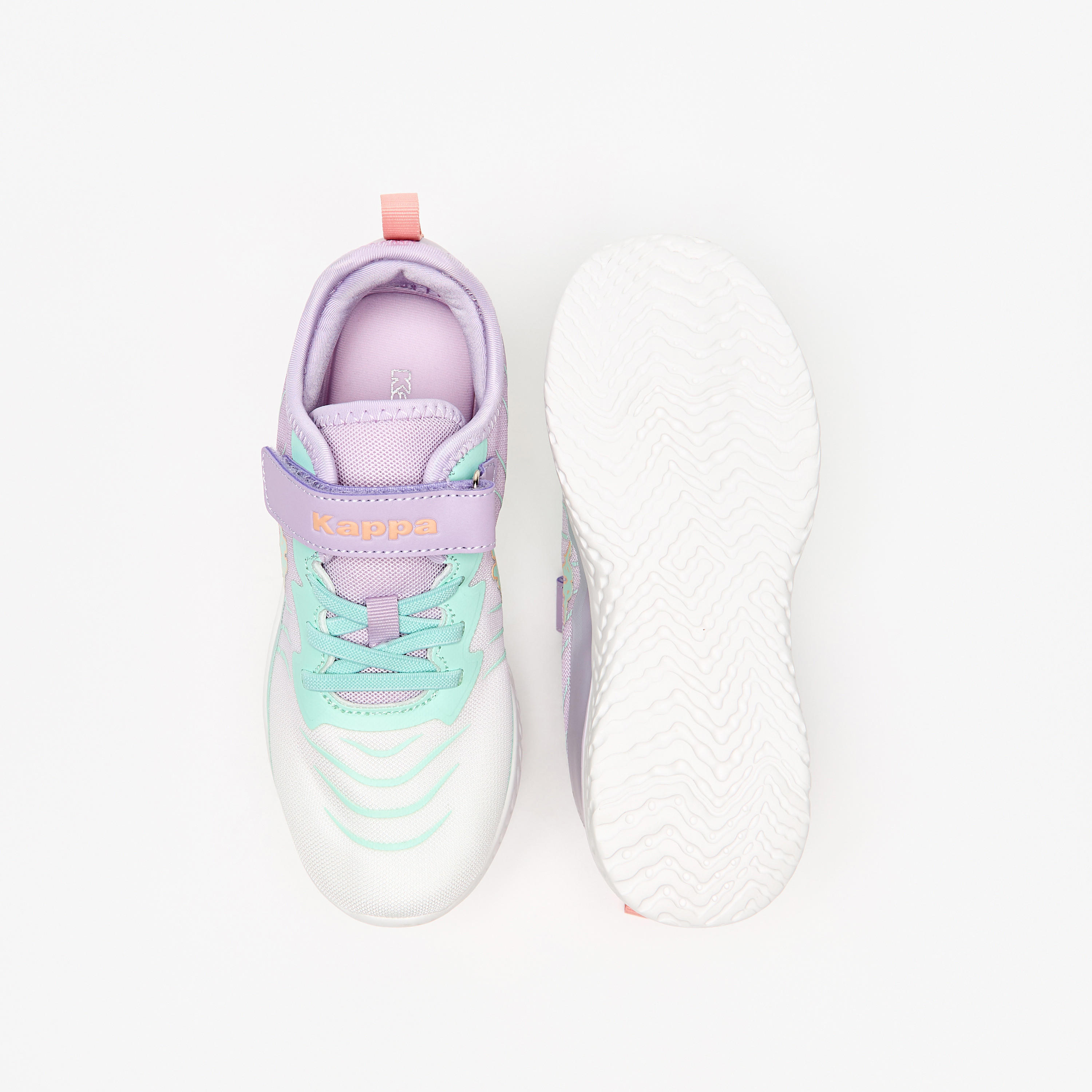 Kappa Girls' Logo Detail Sports Shoes with Hook and Loop Closure-girls-shoes-sports-image-4