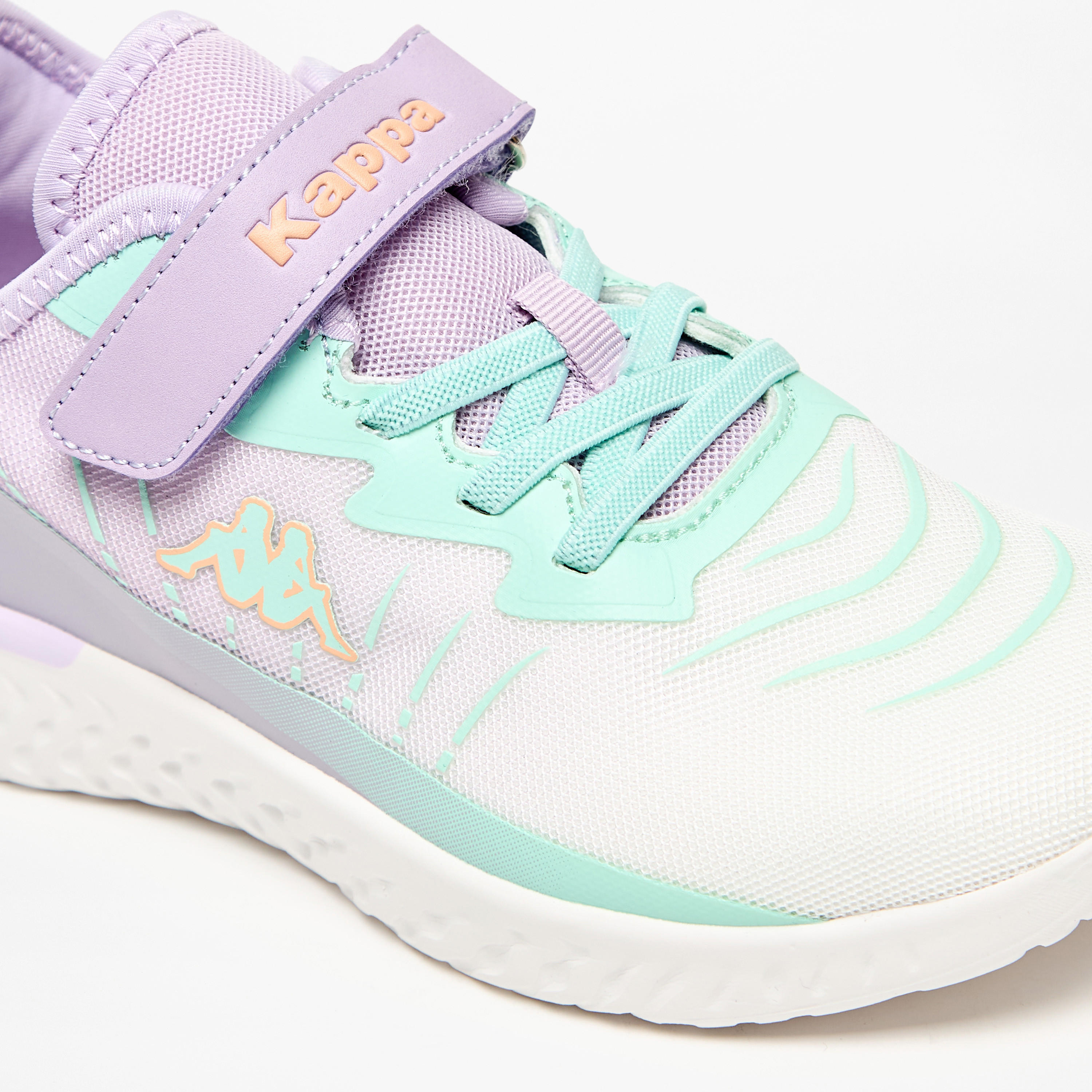 Kappa Girls' Logo Detail Sports Shoes with Hook and Loop Closure-girls-shoes-sports-image-5