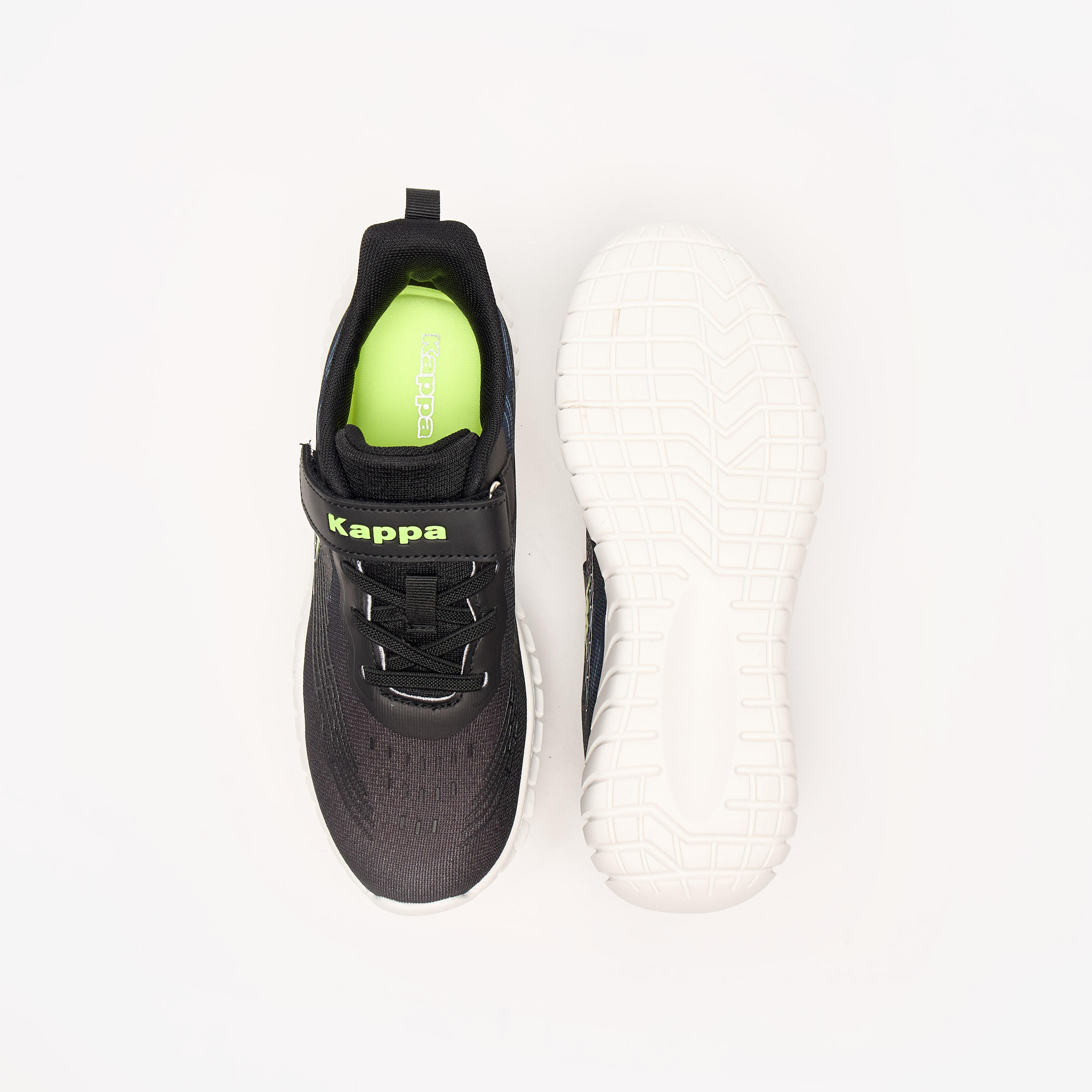 Kappa Kids' Logo Detail Sports Shoes with Hook and Loop Closure-boys-shoes-sneakers-image-4