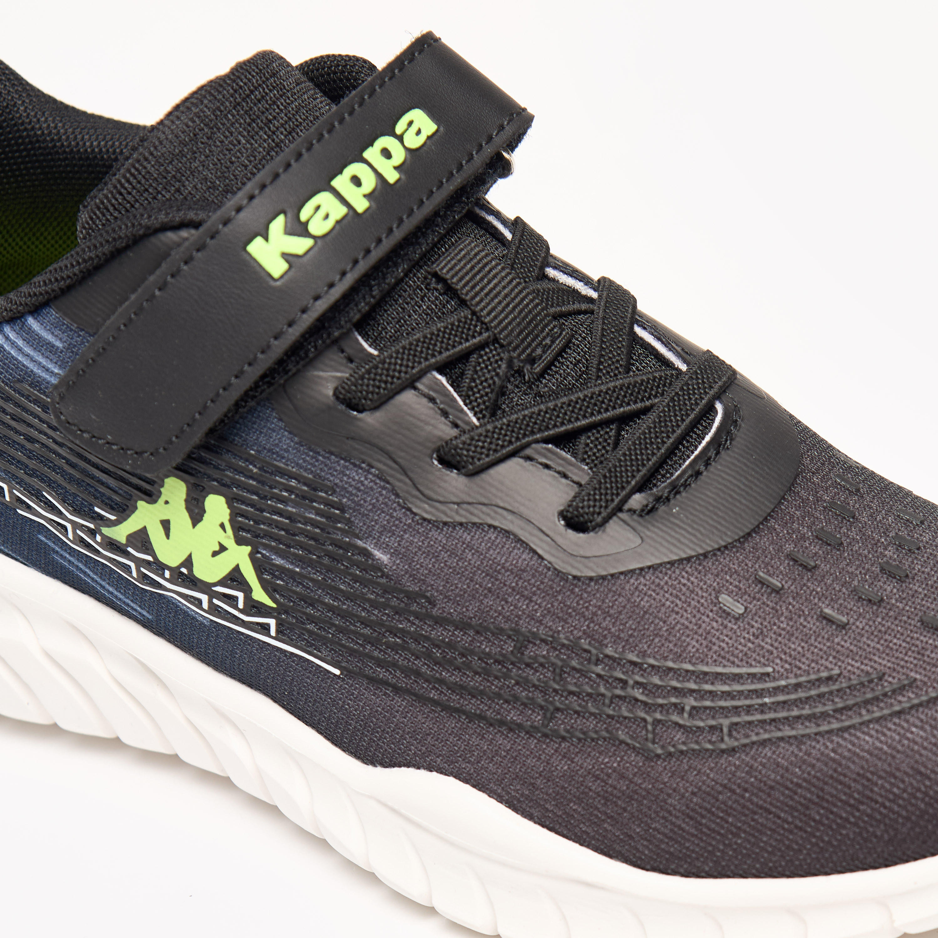 Kappa Kids' Logo Detail Sports Shoes with Hook and Loop Closure-boys-shoes-sneakers-image-5