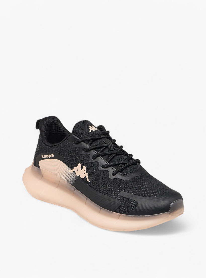 Kappa Women's Textured Lace-Up Sports Shoes with Pull Tab-women-shoes-sports-image-4