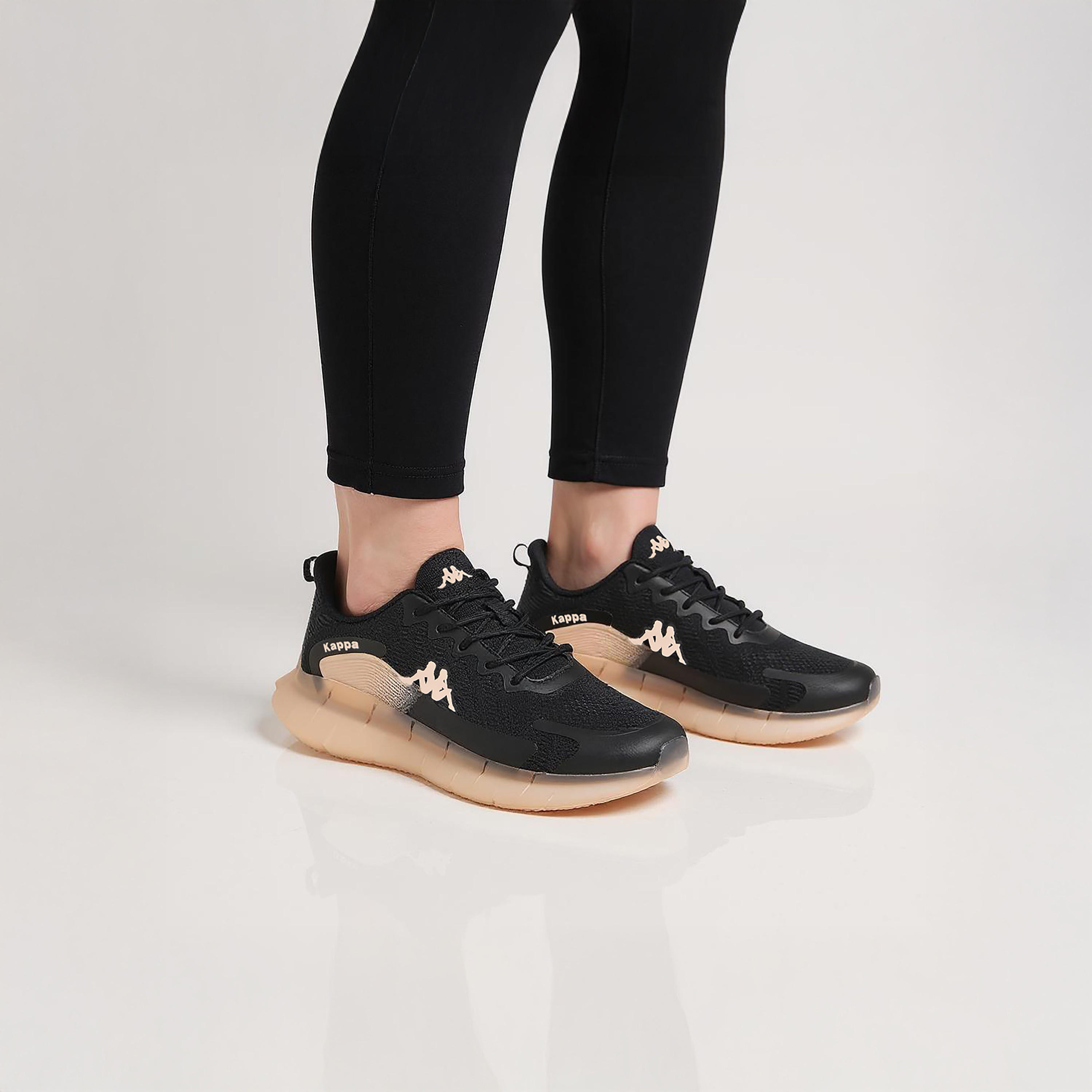 Kappa Women's Textured Lace-Up Sports Shoes with Pull Tab-women-shoes-sports-image-3