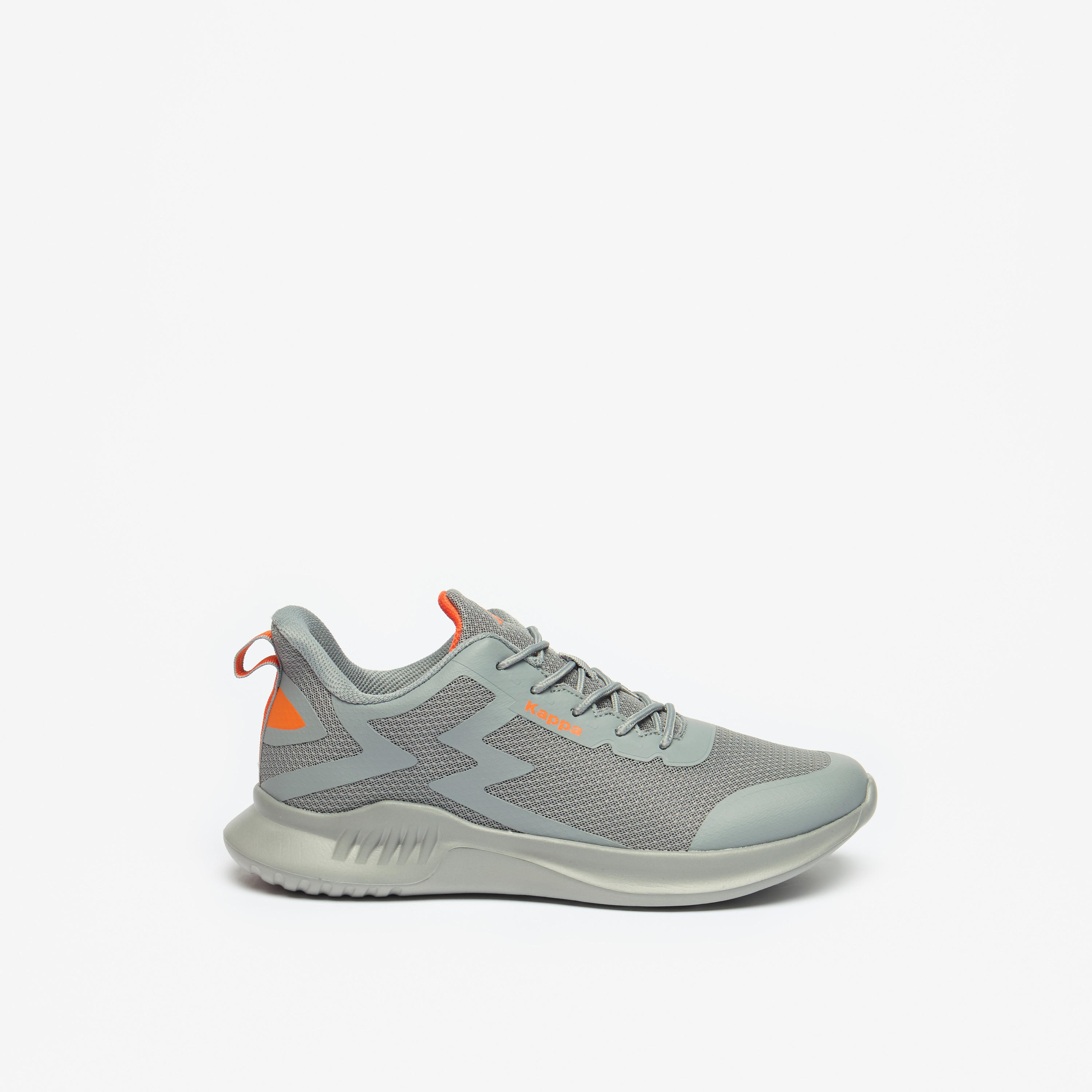 Kappa Men's Textured Lace-Up Sports Shoes with Cushioning-sports-men-shoes-image-3