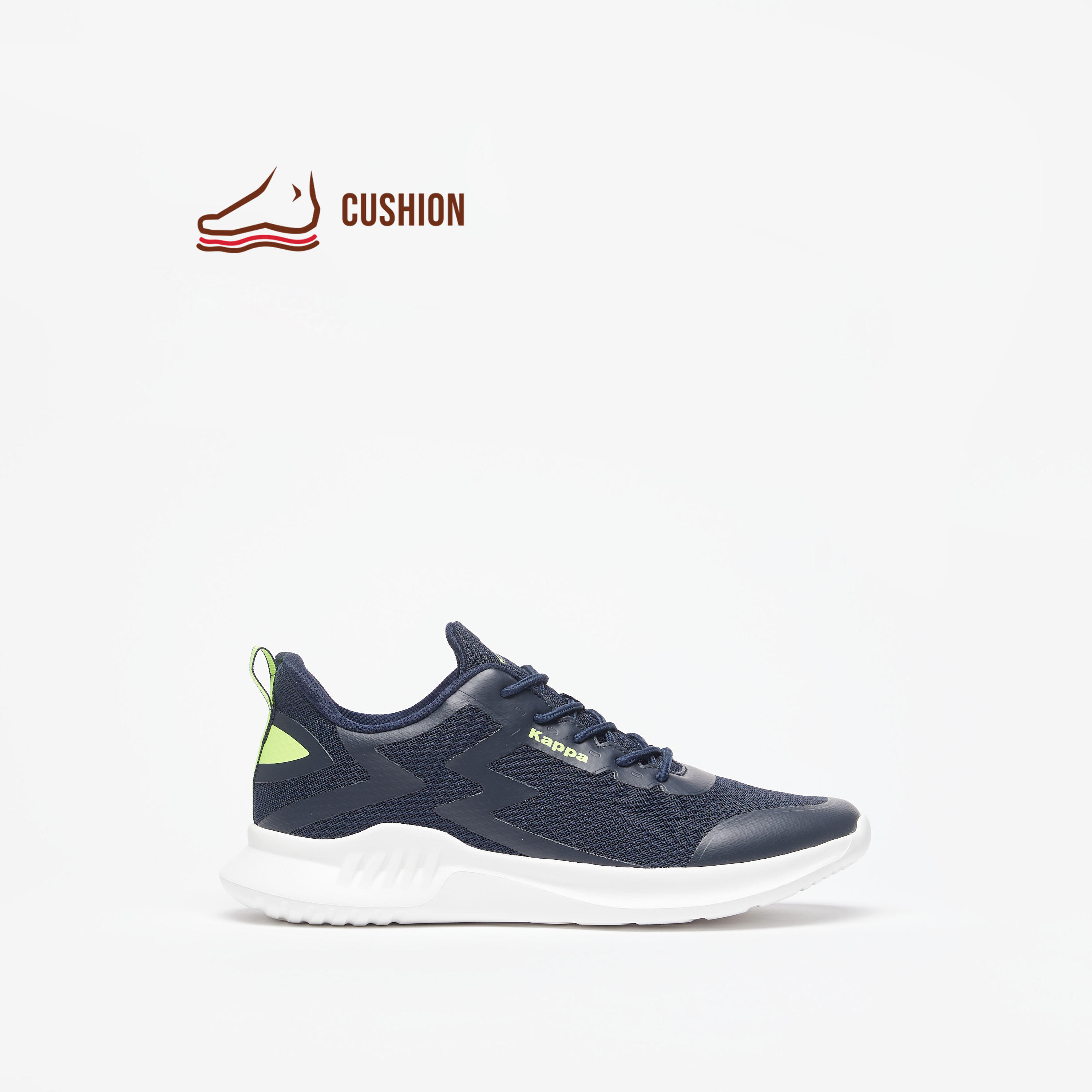 Kappa Men's Textured Lace-Up Sports Shoes with Cushioning-sports-men-shoes-image-1