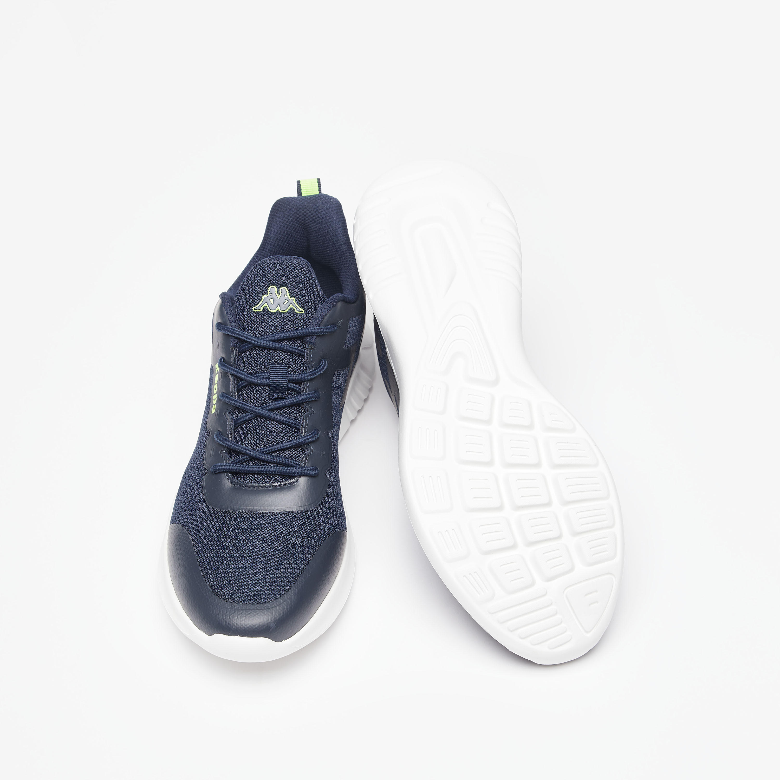 Kappa Men's Textured Lace-Up Sports Shoes with Cushioning-sports-men-shoes-image-3