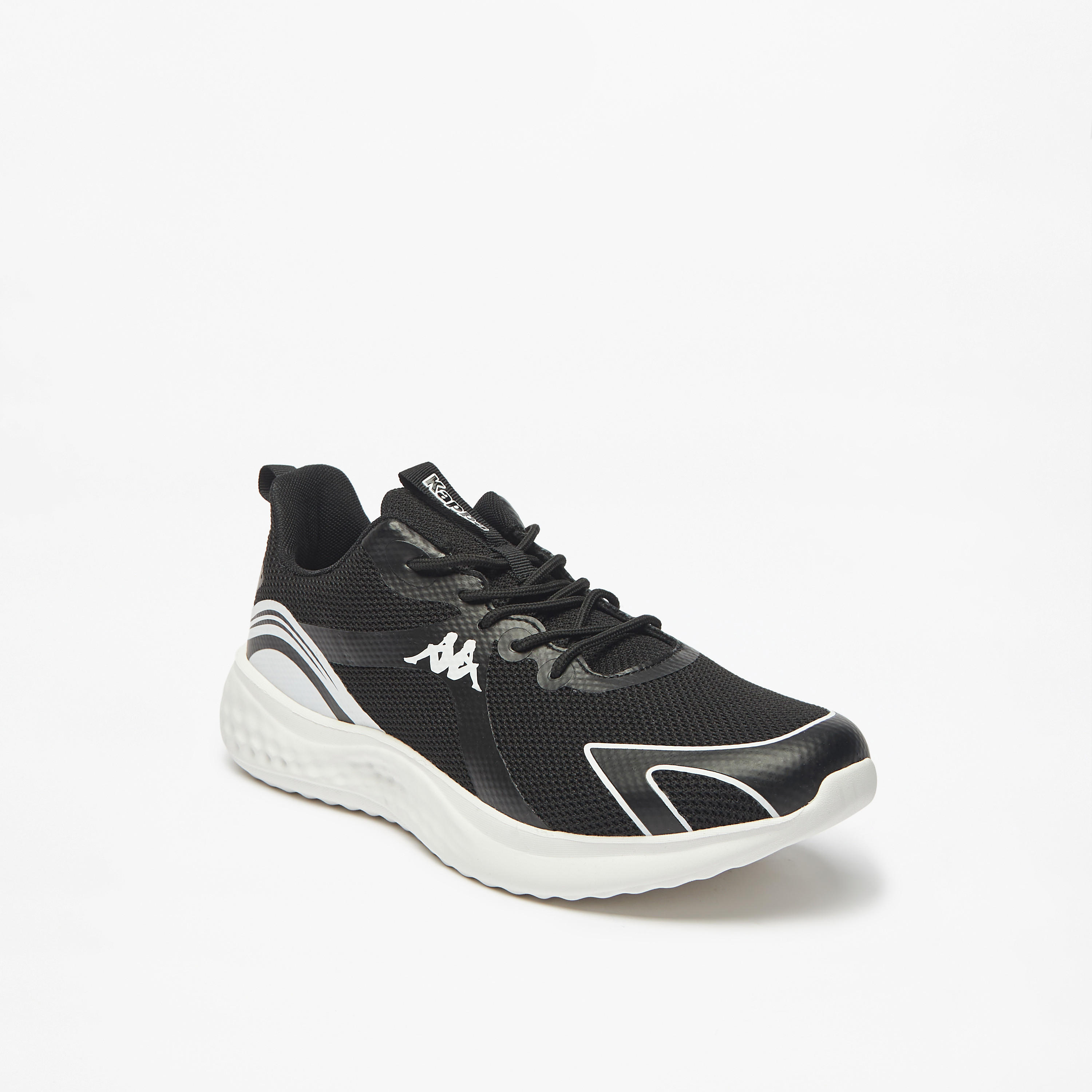 Kappa Men's Textured Lace-Up Walking Shoes-sports-men-shoes-image-1