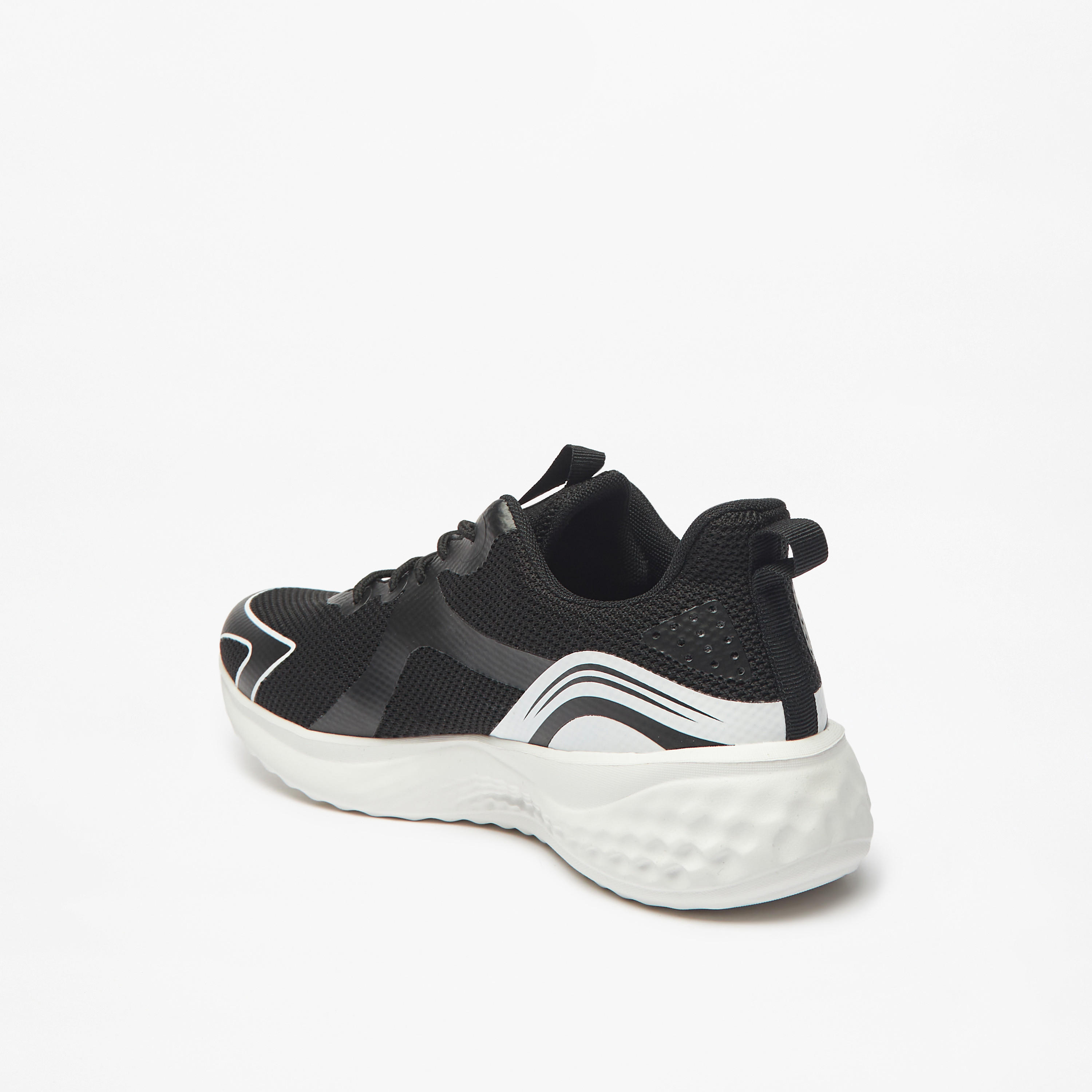 Kappa Men's Textured Lace-Up Walking Shoes-sports-men-shoes-image-3