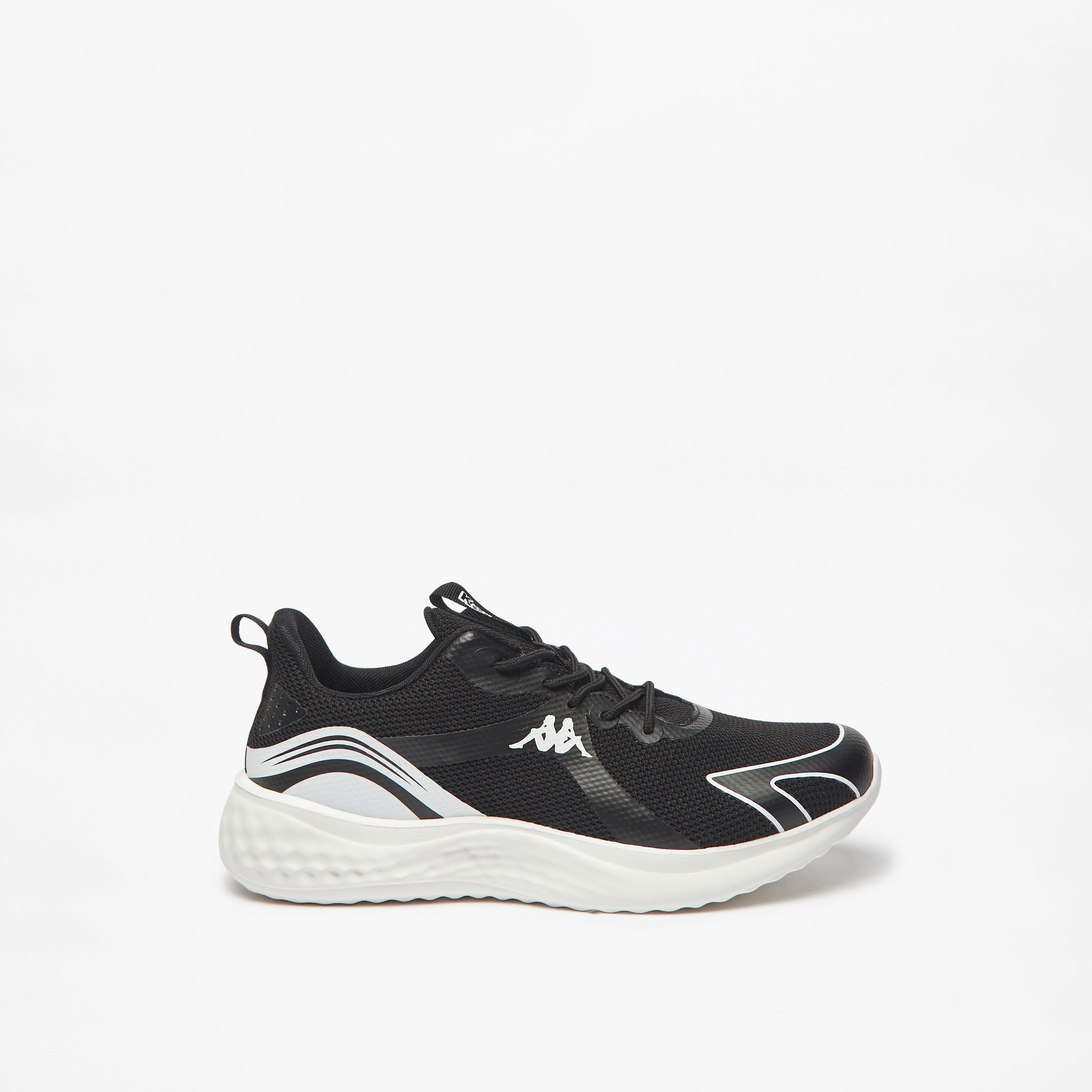 Kappa Men's Textured Lace-Up Walking Shoes-sports-men-shoes-image-4