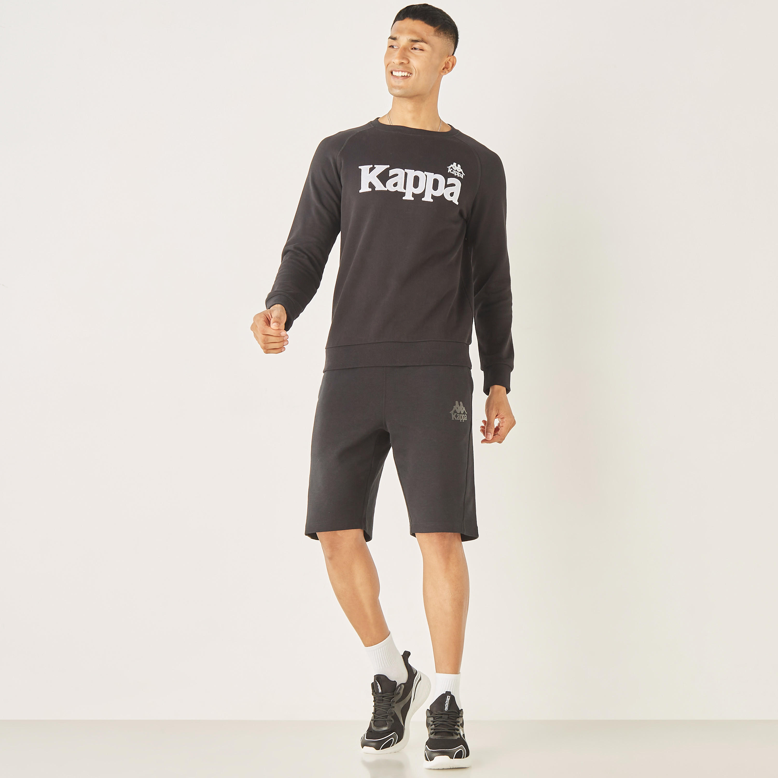 Kappa Men's Textured Lace-Up Walking Shoes-sports-men-shoes-image-6