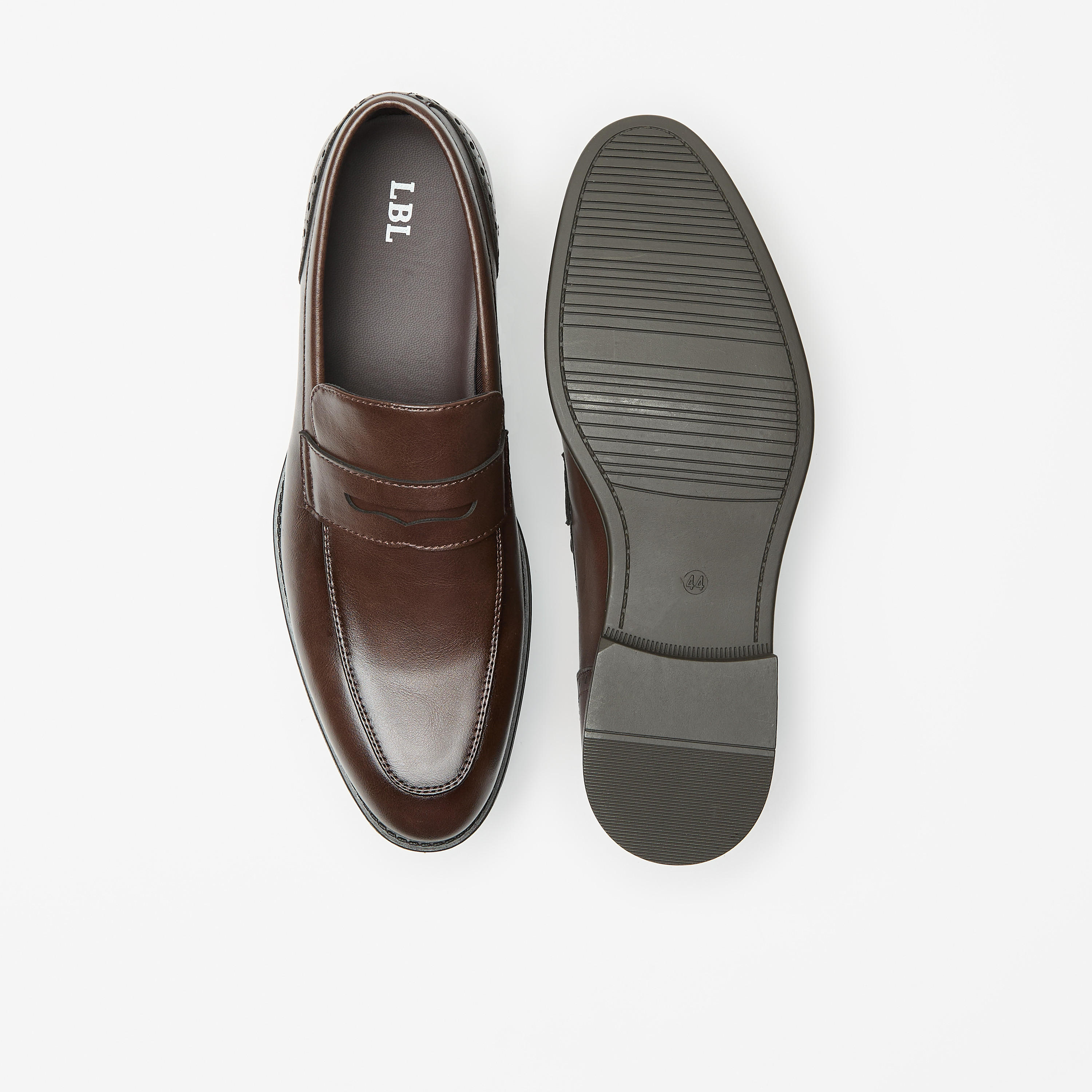 LBL by Shoexpress Solid Slip-On Loafers-men-shoes-formalshoes-image-4