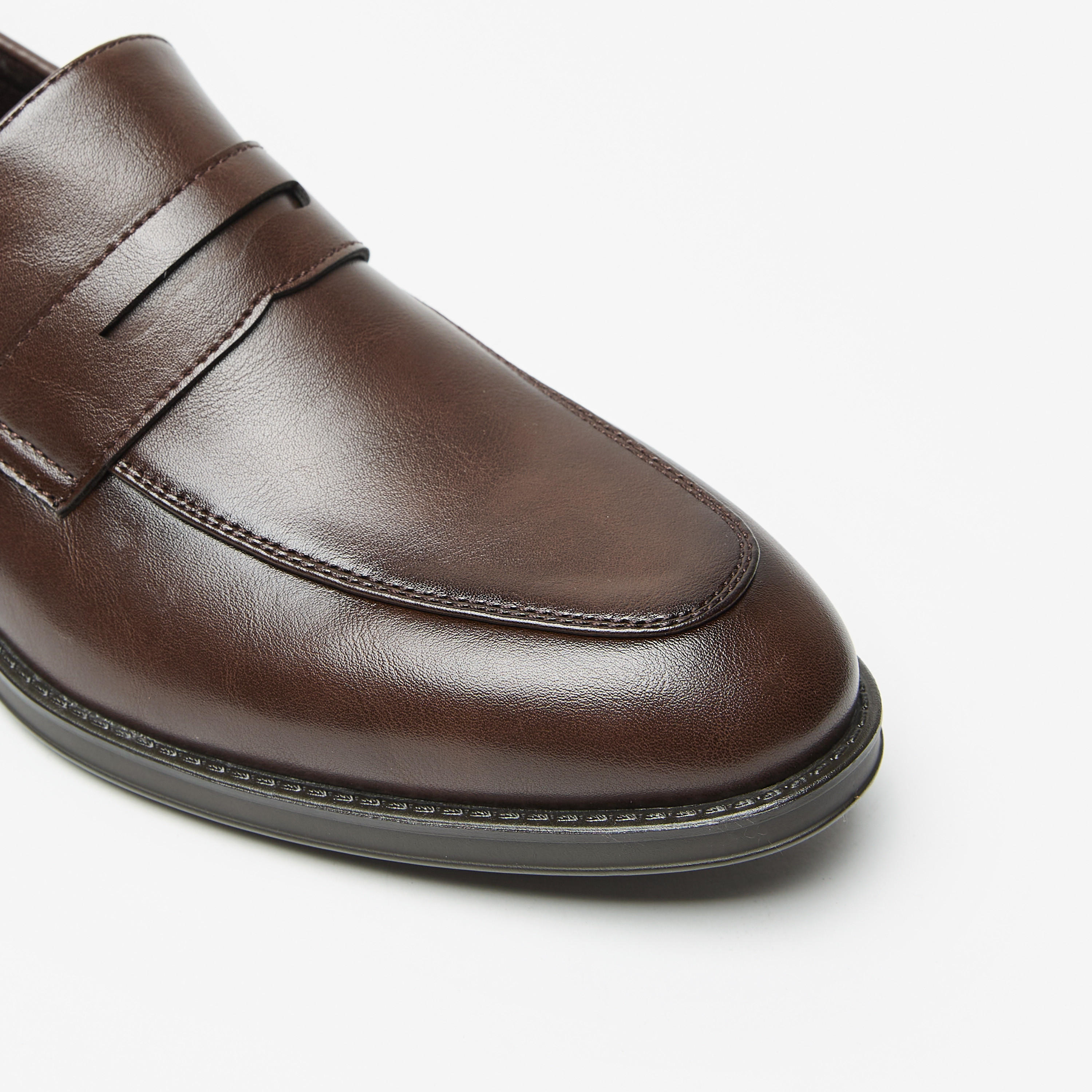 LBL by Shoexpress Solid Slip-On Loafers-men-shoes-formalshoes-image-5