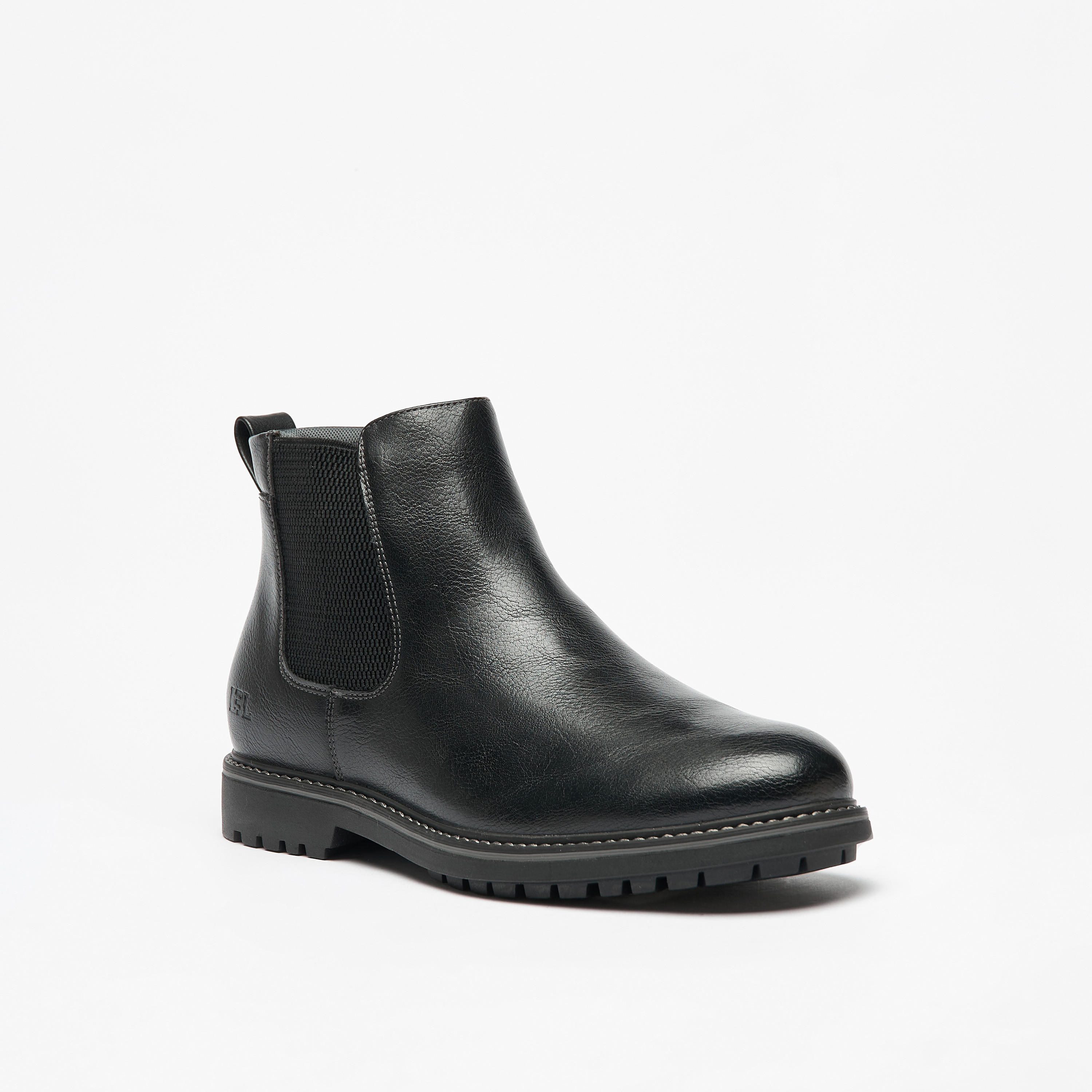 LBL by Shoexpress Textured Zip Closure Chelsea Boots-men-shoes-boots-image-1