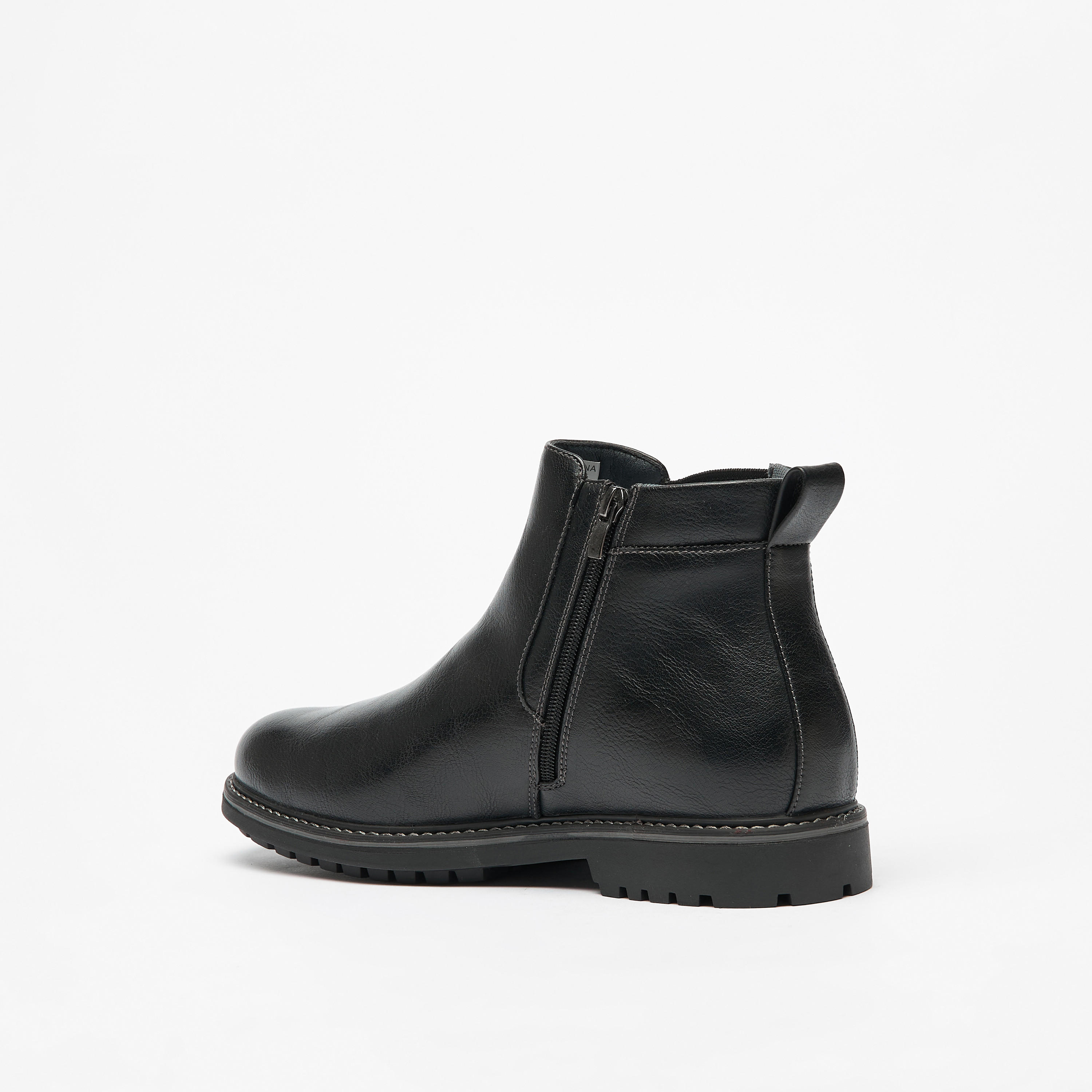 LBL by Shoexpress Textured Zip Closure Chelsea Boots-men-shoes-boots-image-2