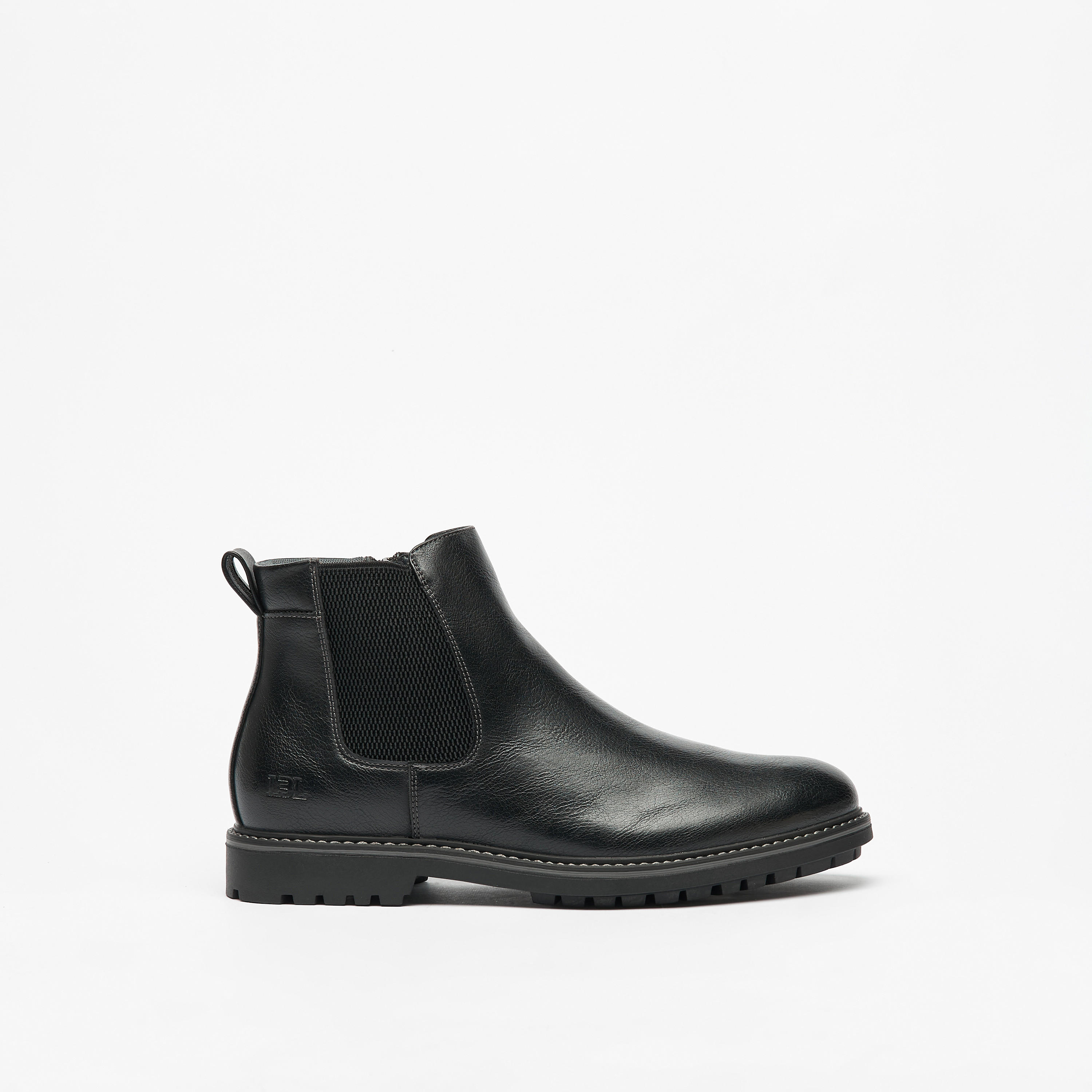 LBL by Shoexpress Textured Zip Closure Chelsea Boots-men-shoes-boots-image-3