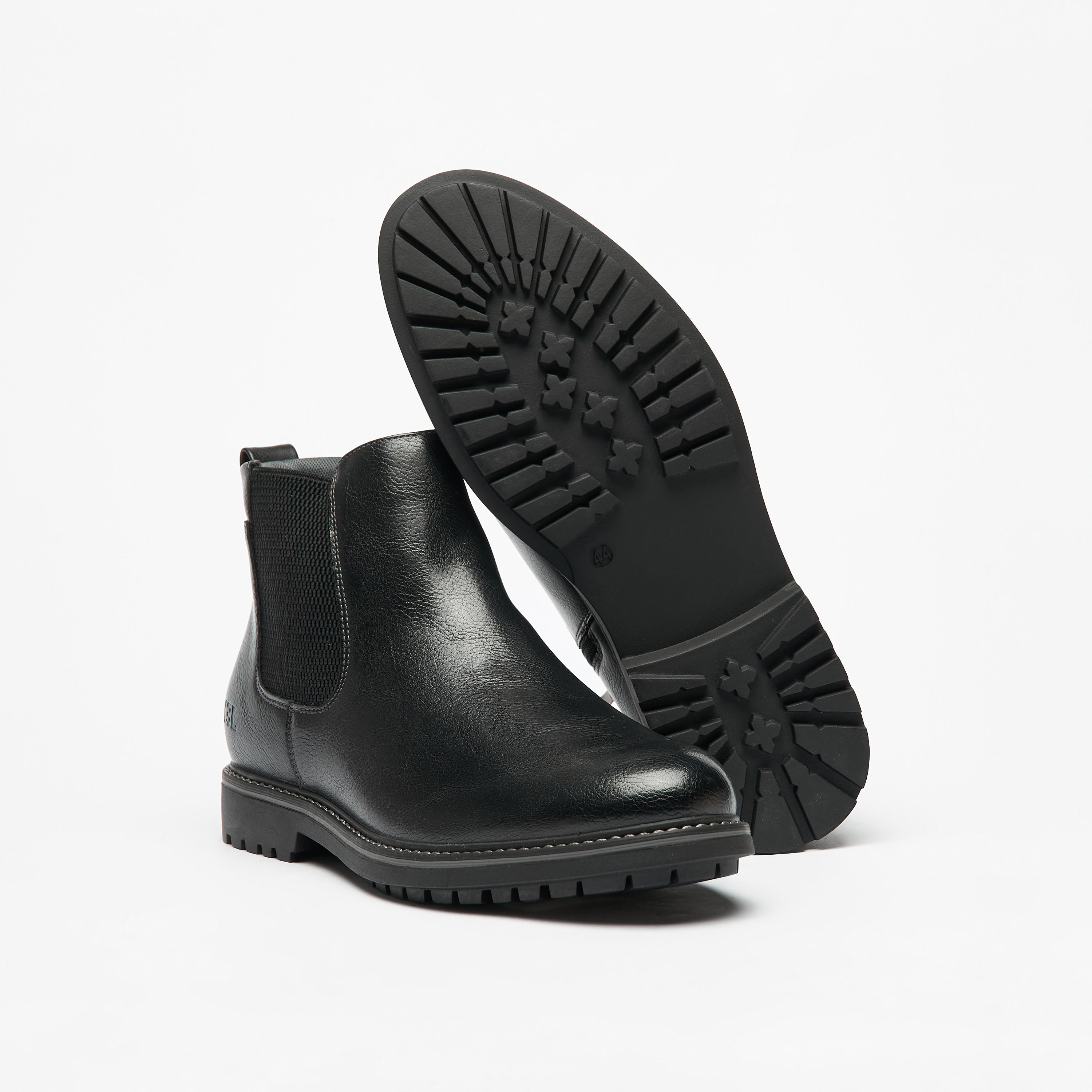 LBL by Shoexpress Textured Zip Closure Chelsea Boots-men-shoes-boots-image-4