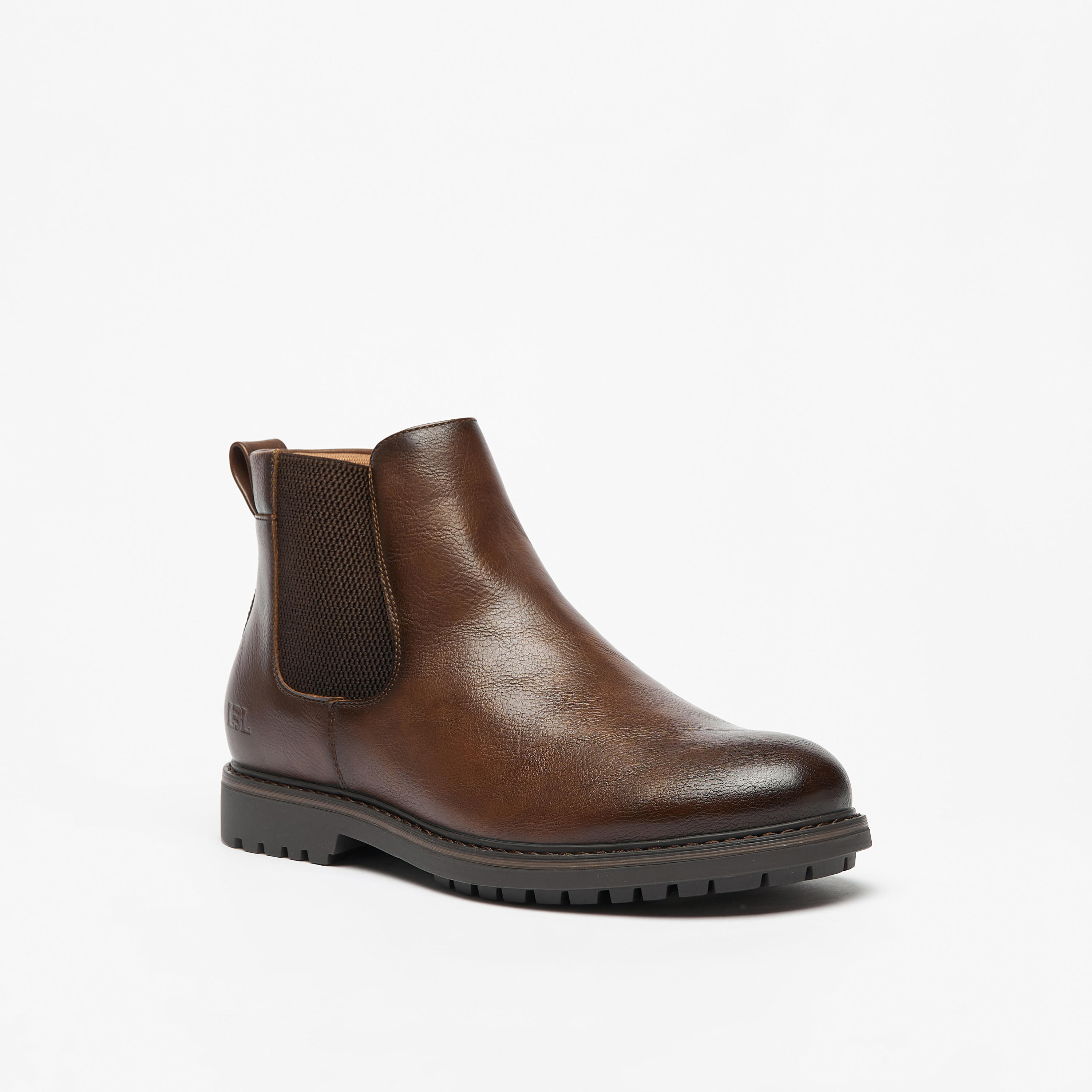 LBL by Shoexpress Textured Zip Closure Chelsea Boots-men-shoes-boots-image-1
