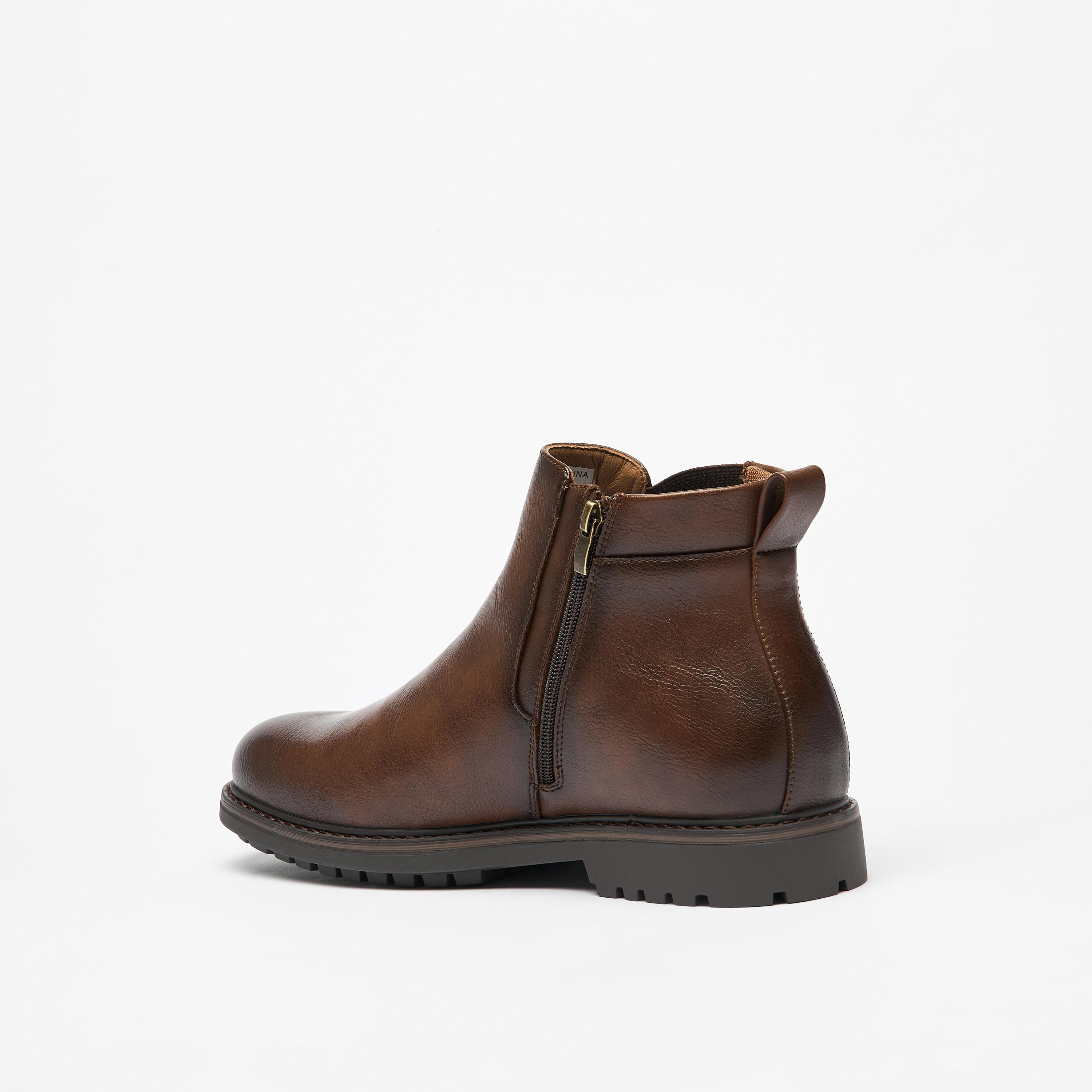 LBL by Shoexpress Textured Zip Closure Chelsea Boots-men-shoes-boots-image-2