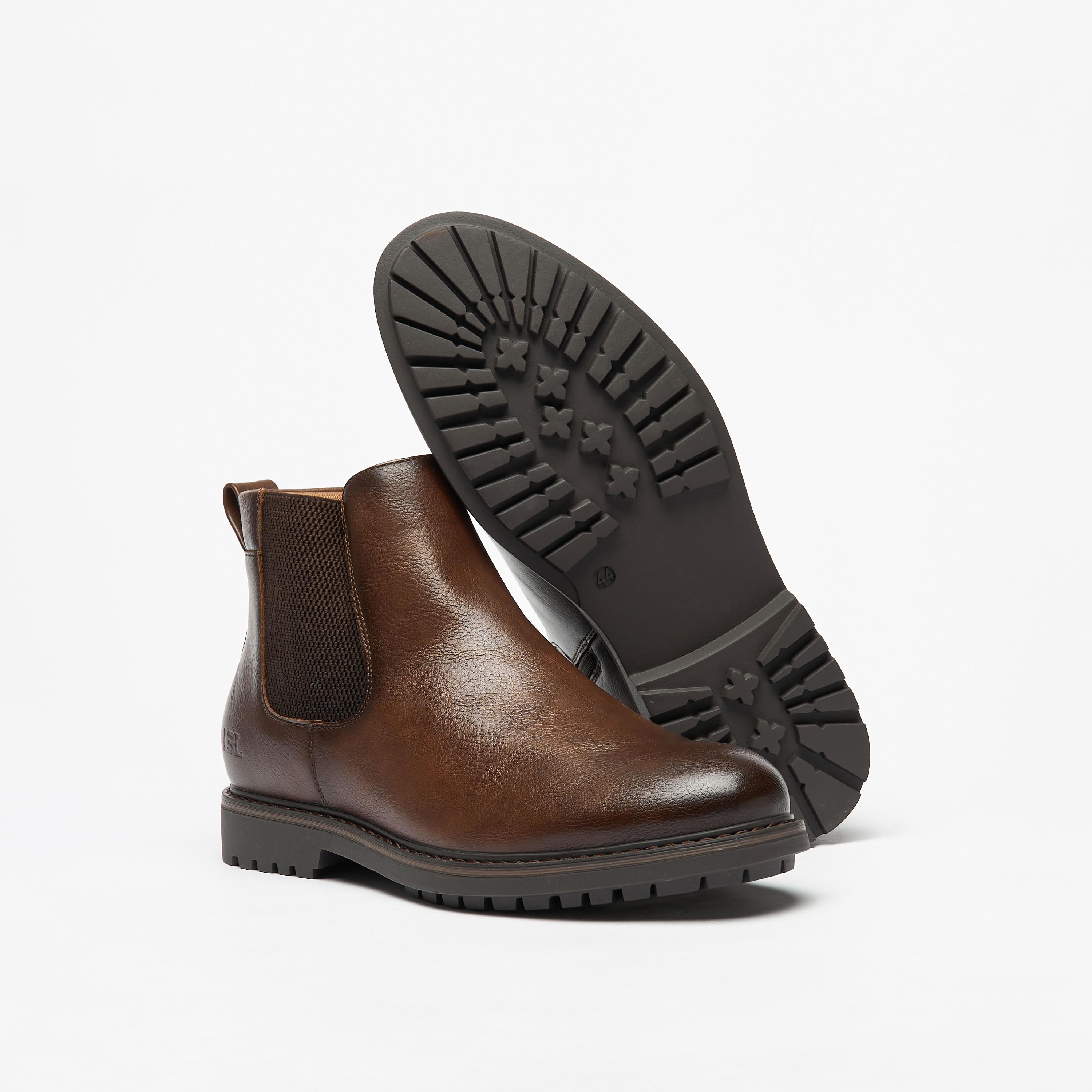 LBL by Shoexpress Textured Zip Closure Chelsea Boots-men-shoes-boots-image-4