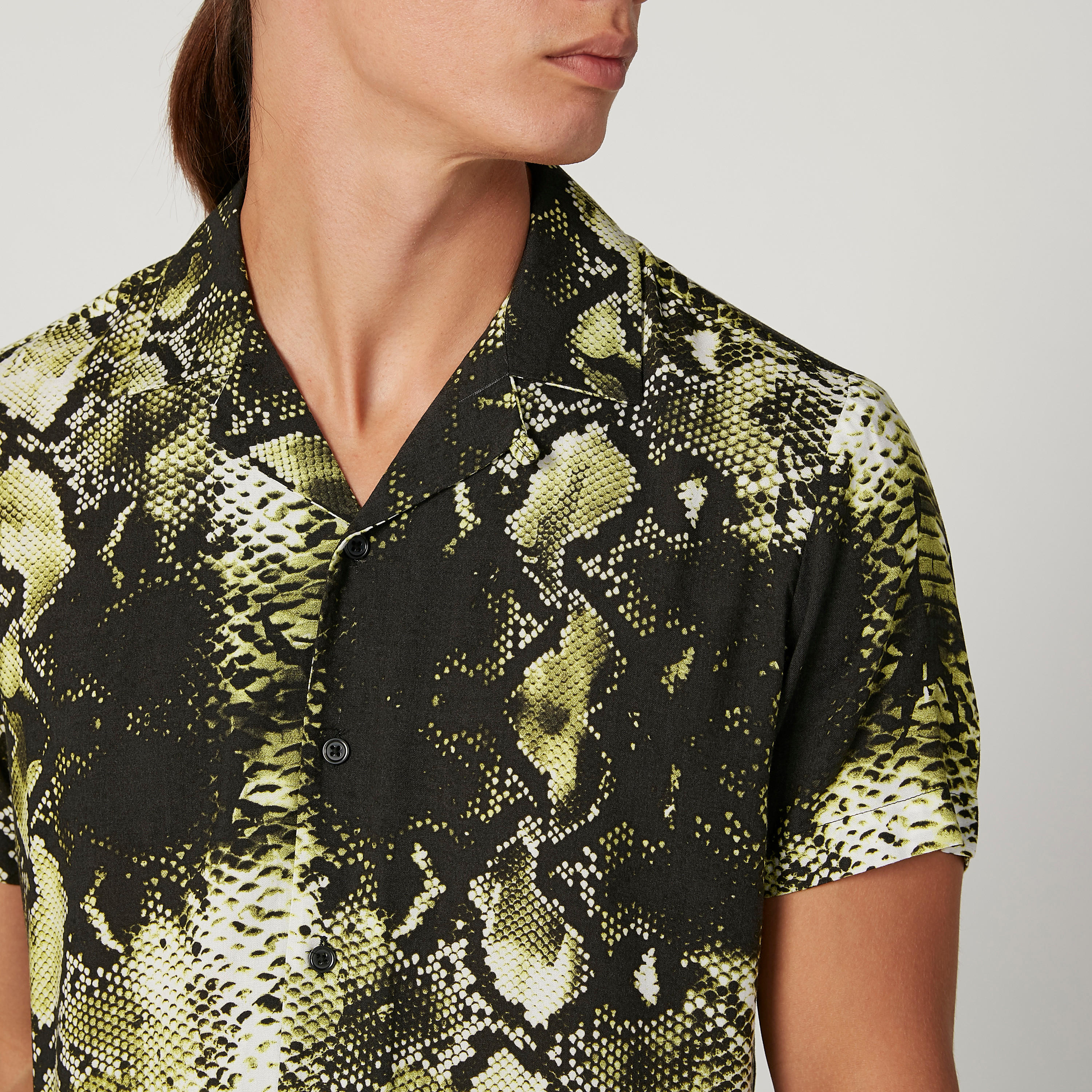 قميص سليم بأكمام قصيرة و،طبعات من آيكونيك-men-clothing-shirts-image-3