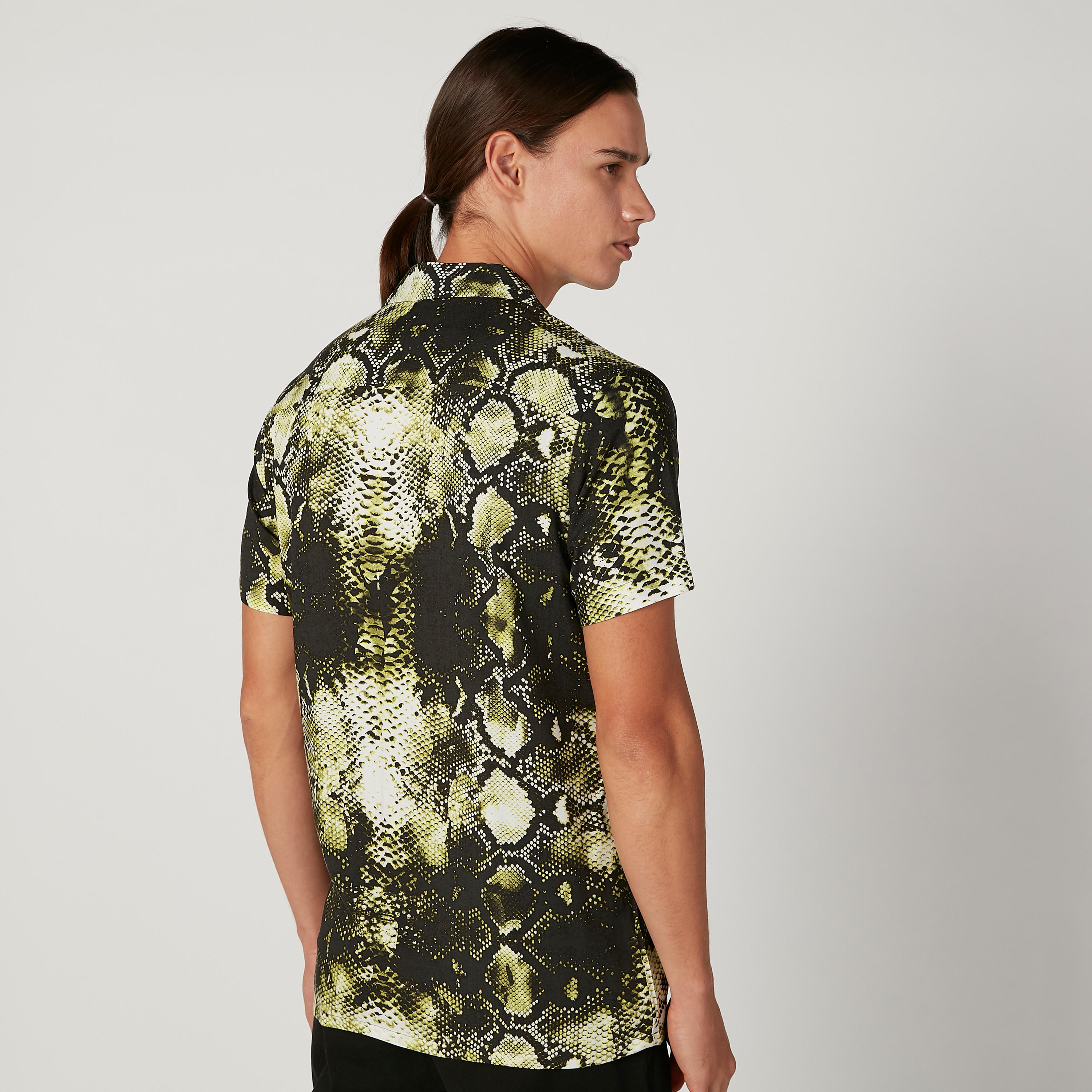قميص سليم بأكمام قصيرة و،طبعات من آيكونيك-men-clothing-shirts-image-4