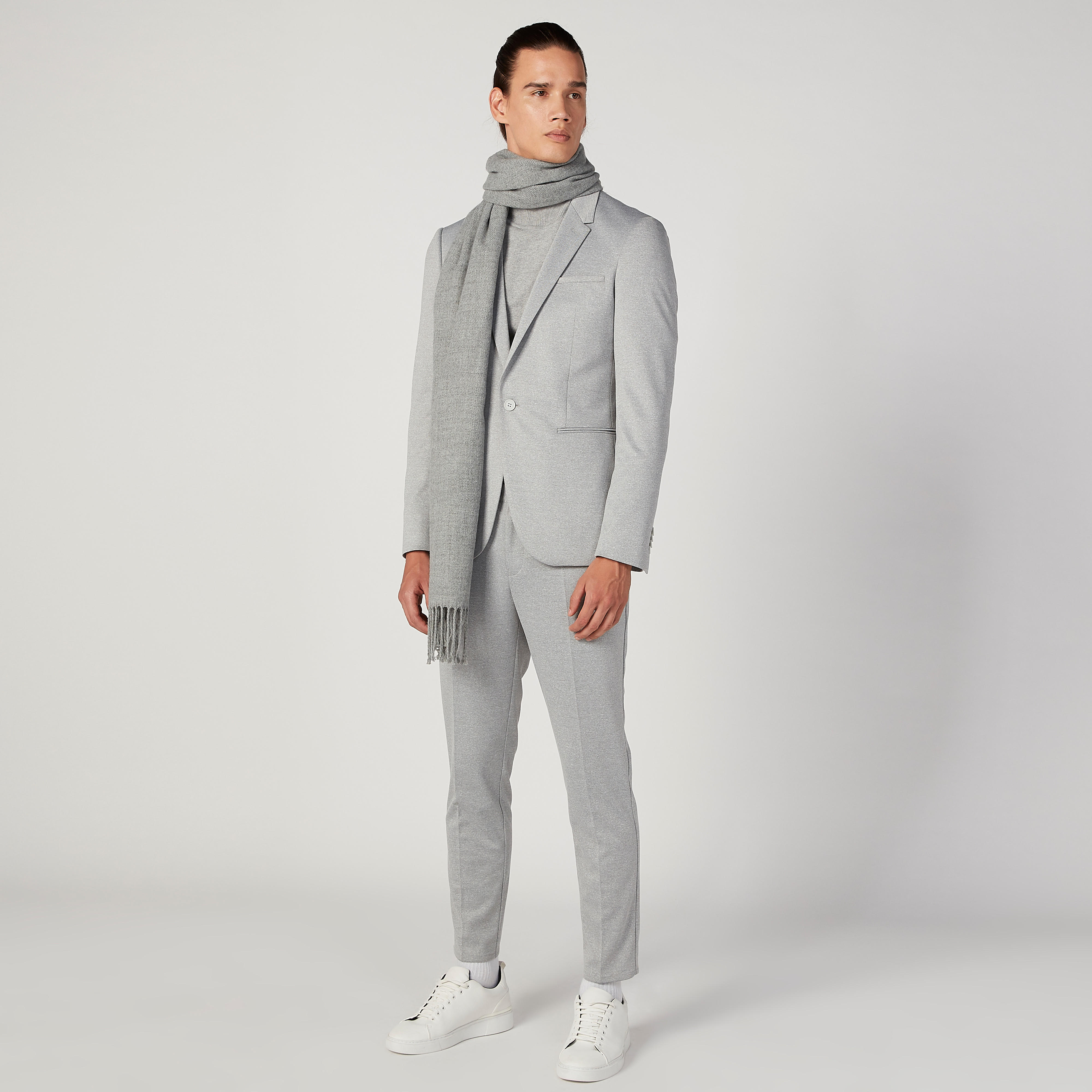 سويت شيرت سليم بارز الملمس بياقة عالية وأكمام طويلة من آيكونيك-men-winterwear-hoodiesandsweatshirts-image-2