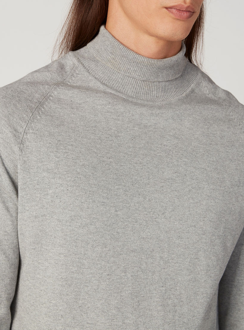 سويت شيرت سليم بارز الملمس بياقة عالية وأكمام طويلة من آيكونيك-men-winterwear-hoodiesandsweatshirts-image-3