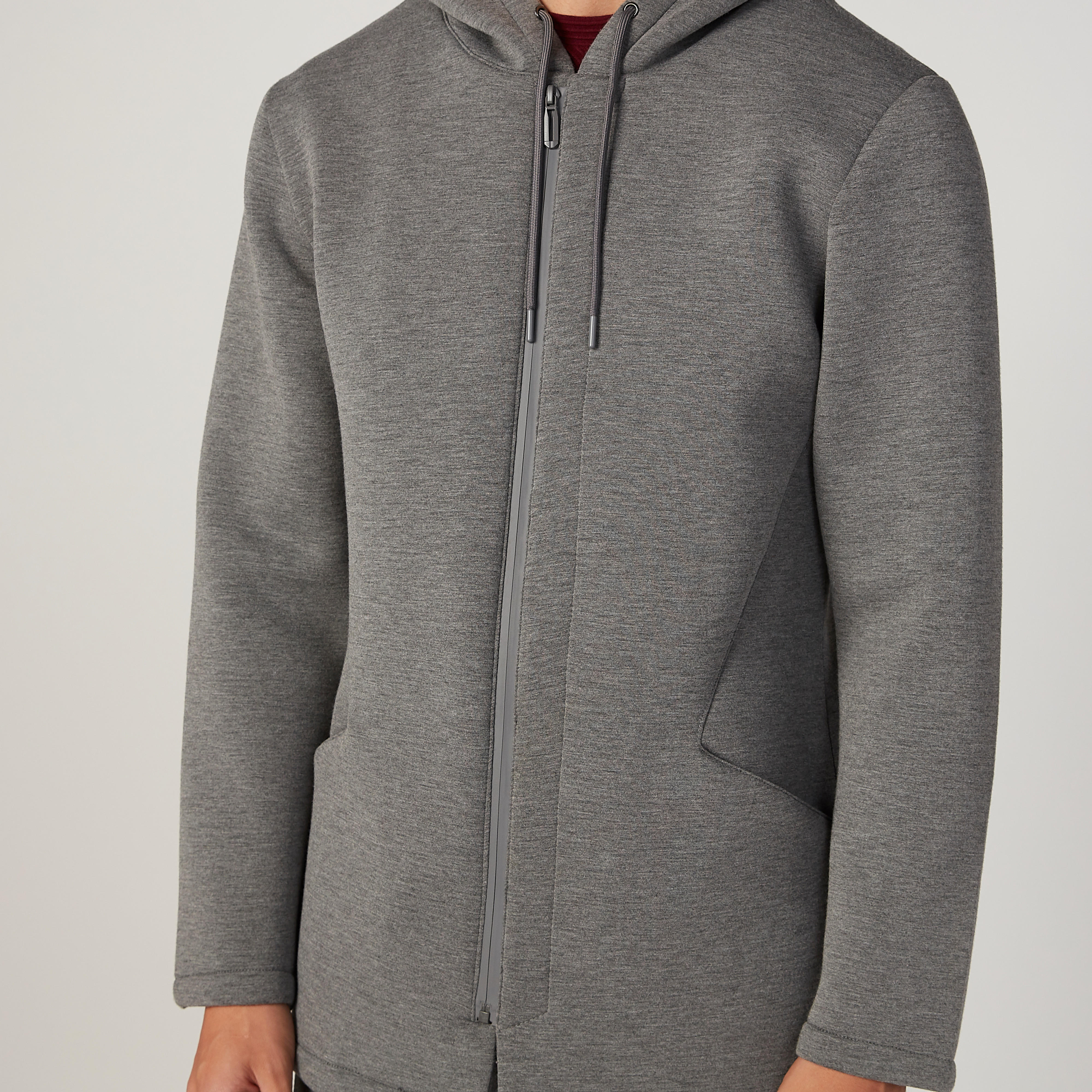 جاكيت بارز الملمس بأكمام طويلة وقبعة من أيكونيك-men-clothing-jacketsandblazers-jackets-image-3