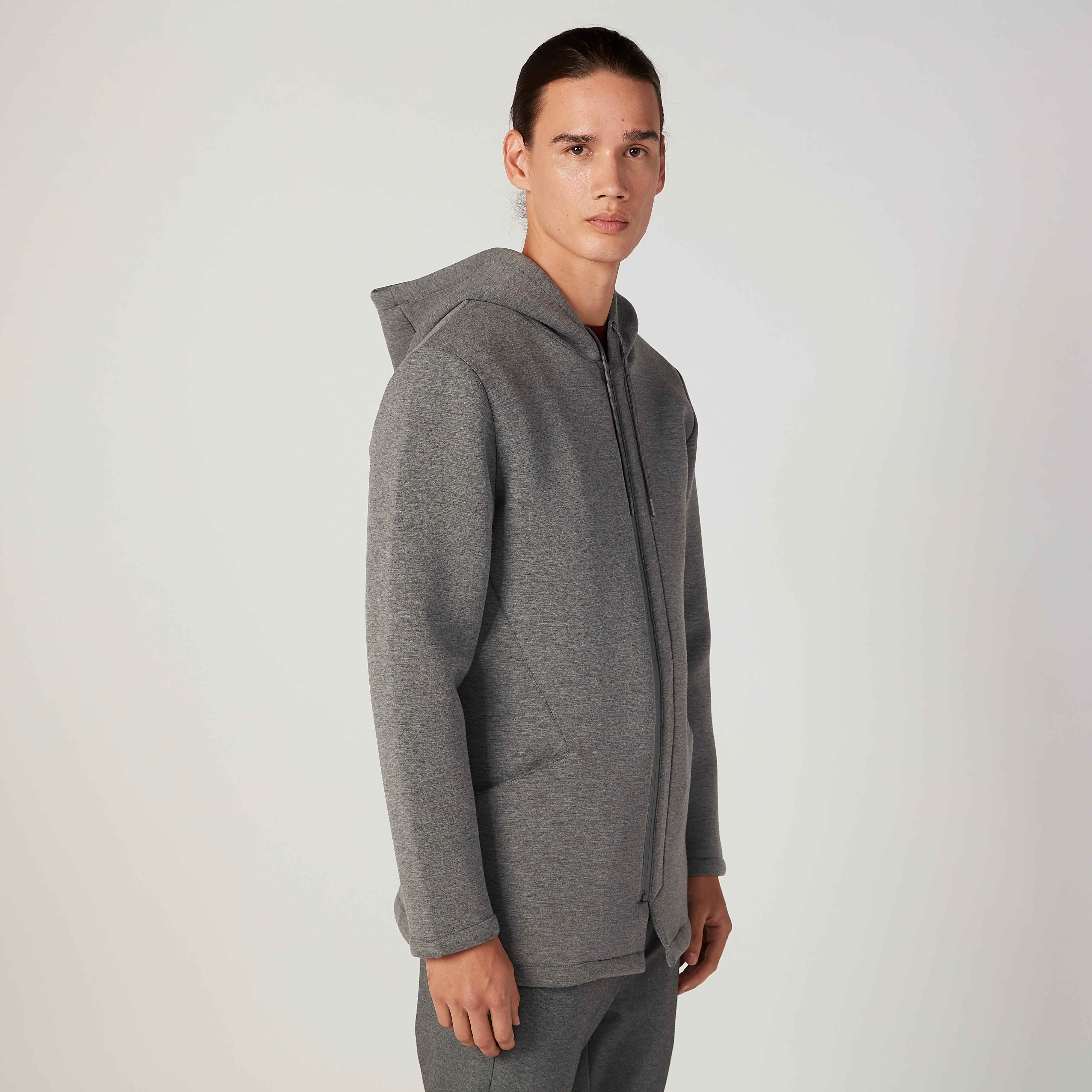 جاكيت بارز الملمس بأكمام طويلة وقبعة من أيكونيك-men-clothing-jacketsandblazers-jackets-image-5