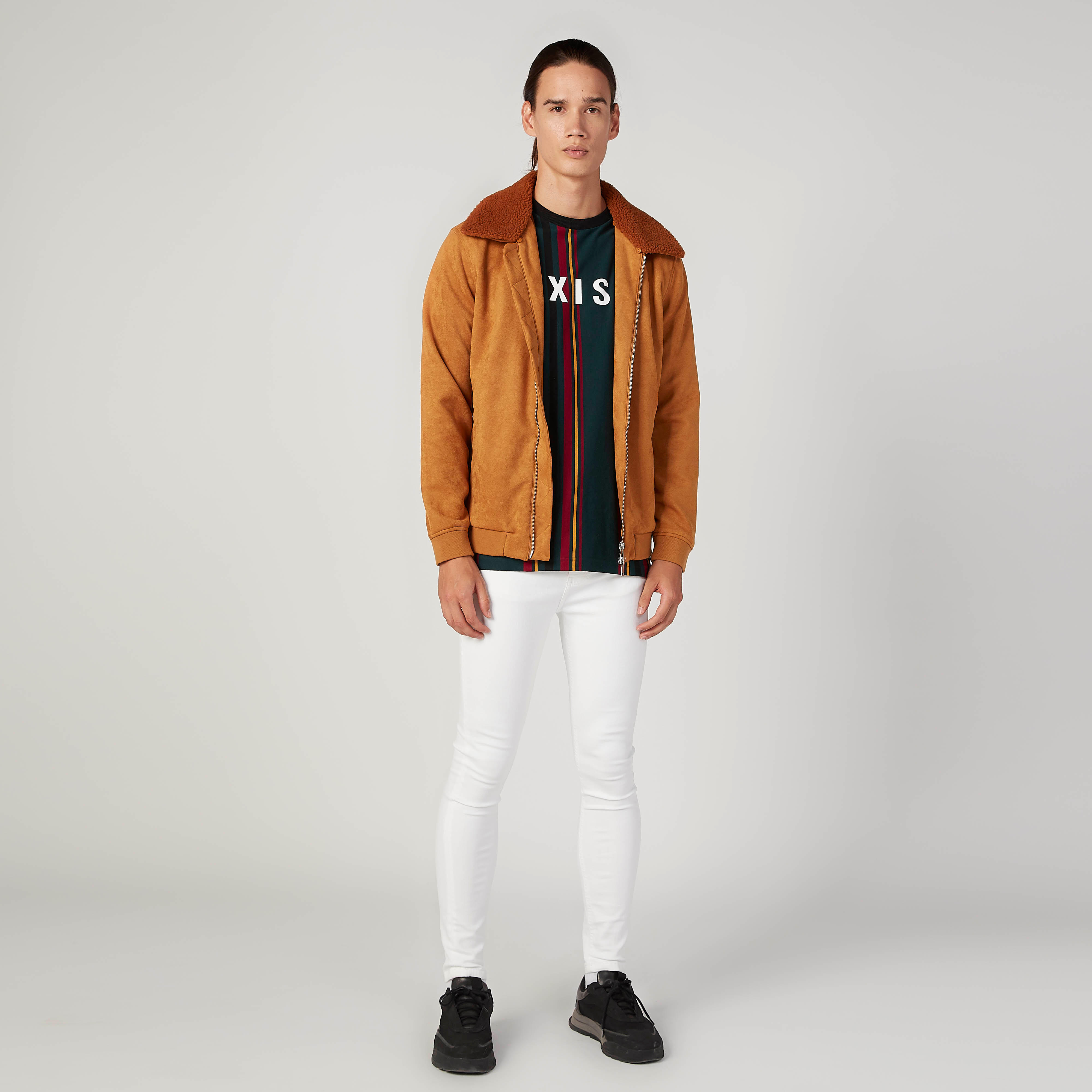 Iconic Textured Jacket with Long Sleeves and Pockets-men-clothing-jacketsandblazers-jackets-image-2