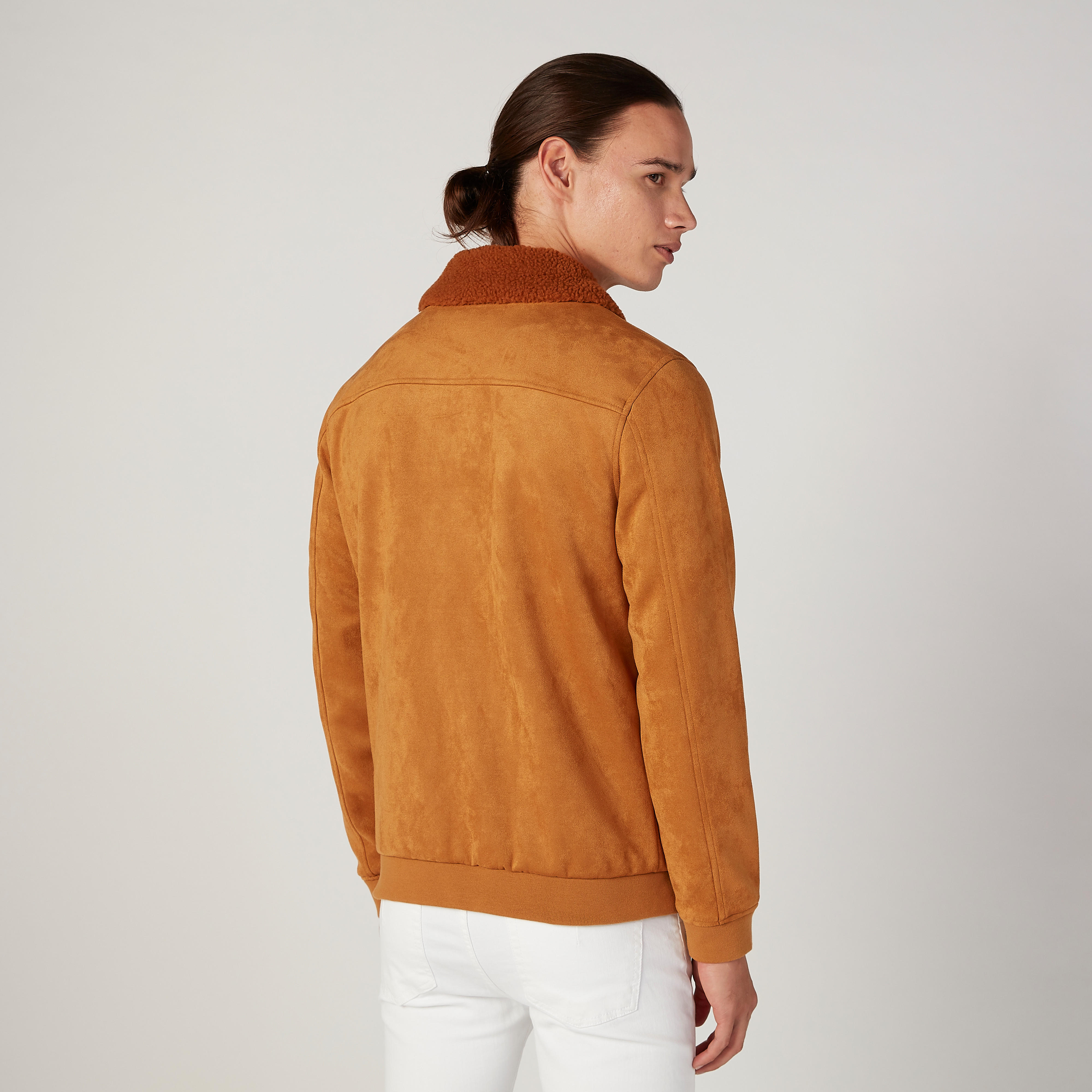 Iconic Textured Jacket with Long Sleeves and Pockets-men-clothing-jacketsandblazers-jackets-image-4