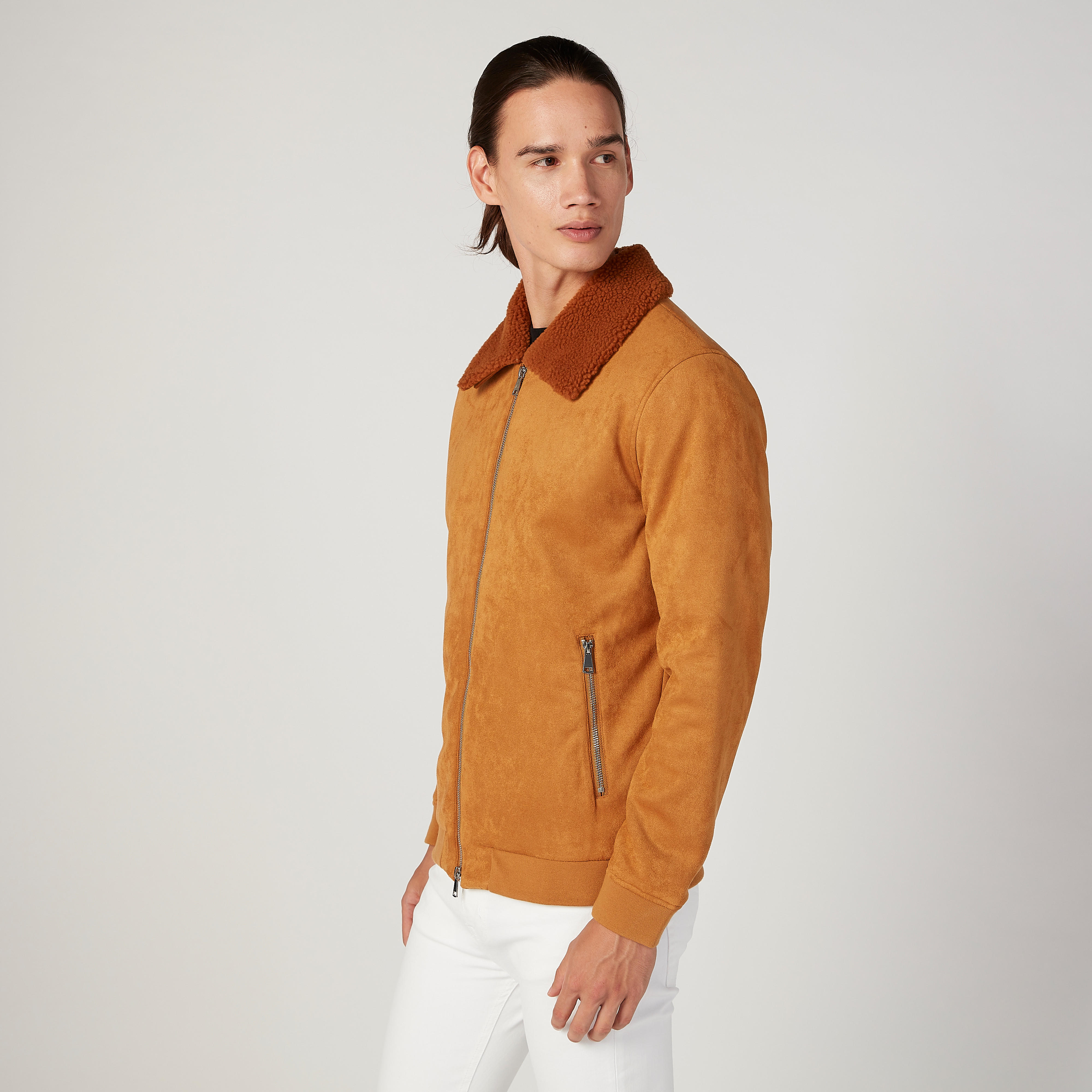 Iconic Textured Jacket with Long Sleeves and Pockets-men-clothing-jacketsandblazers-jackets-image-5