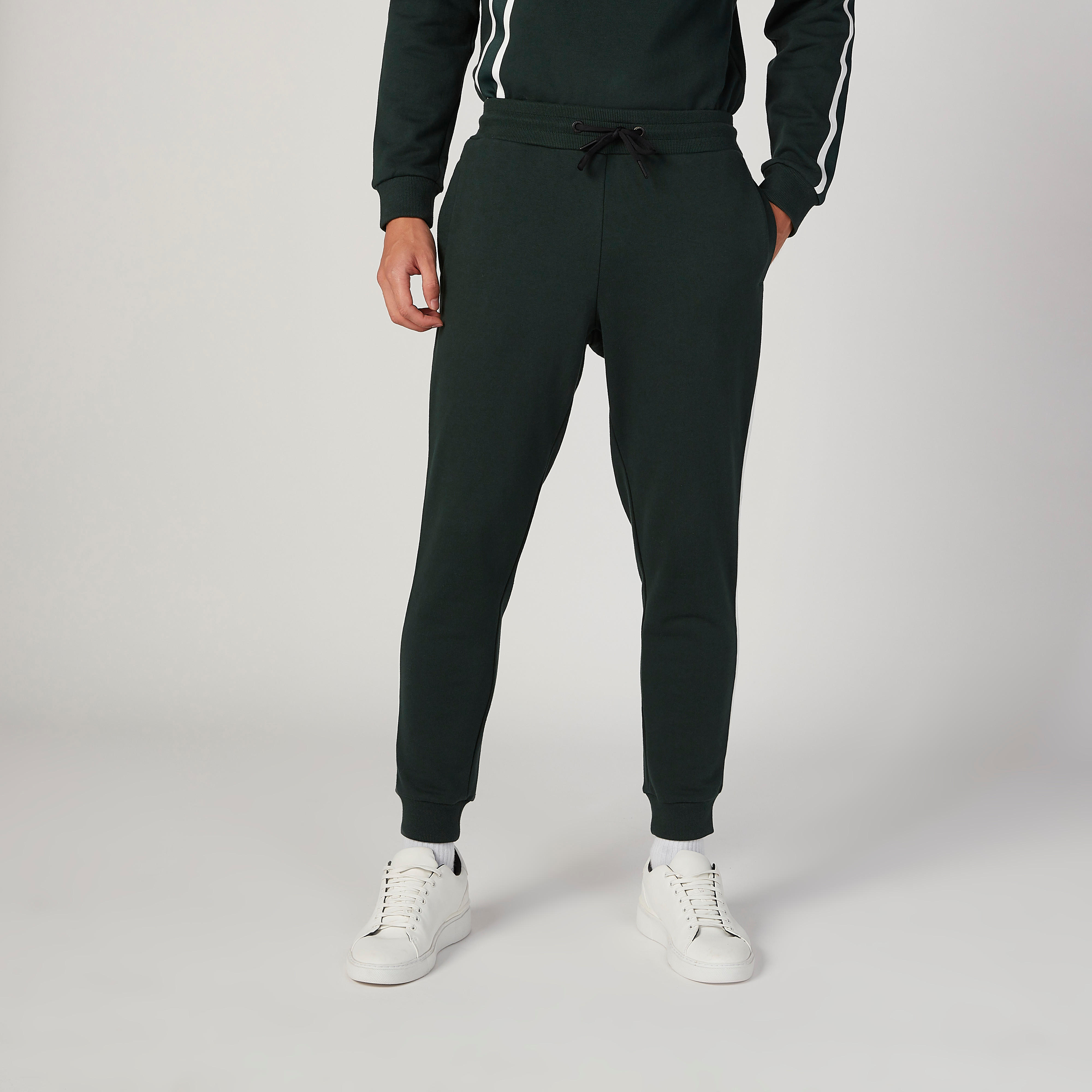 بنطلون رياضي سليم بخصر متوسط الارتفاع وجيوب من آيكونيك-men-clothing-bottoms-joggers-image-1