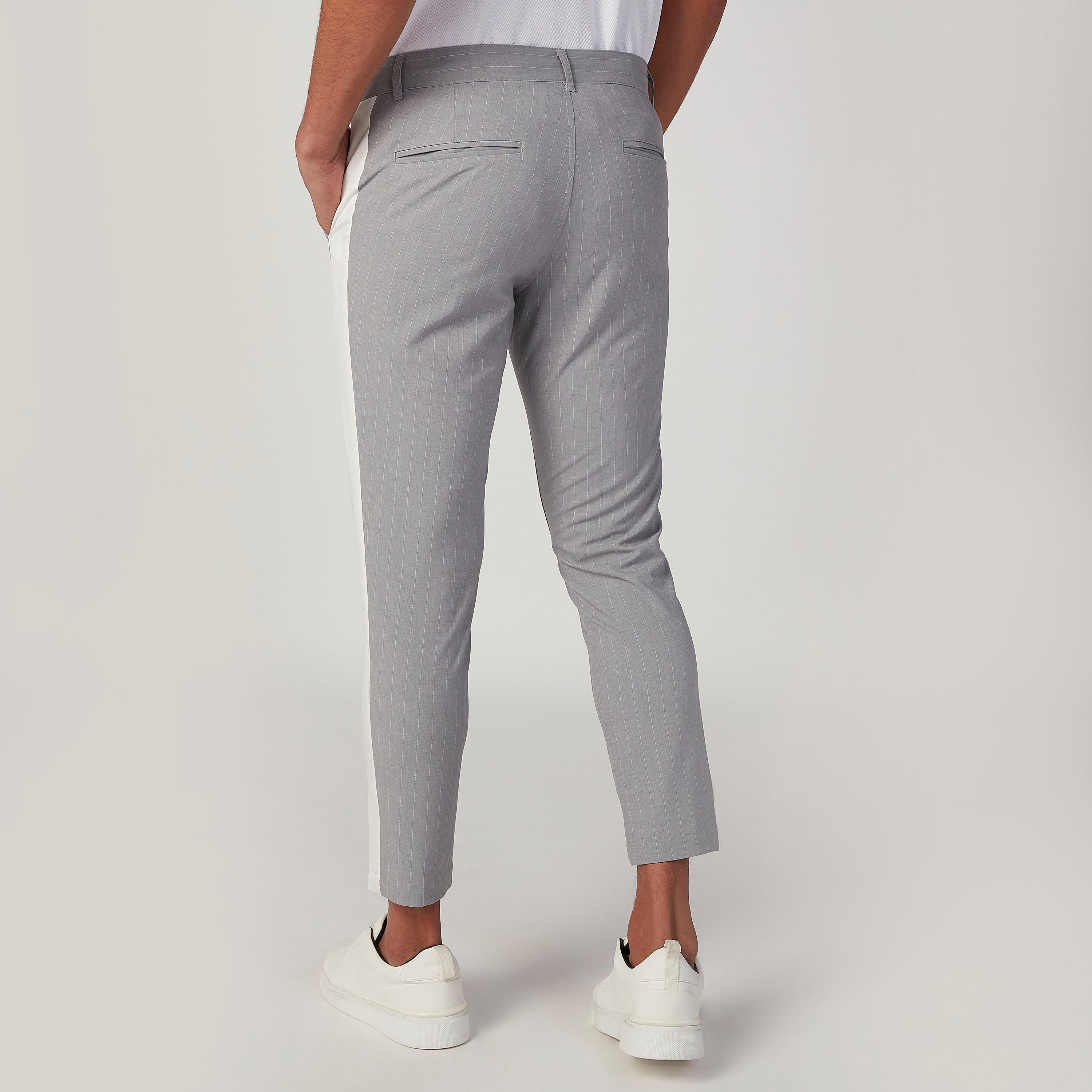 Iconic Slim Fit Striped Mid Waist Pants with Pocket Detail-men-clothing-bottoms-trousersandchinos-trousers-image-4