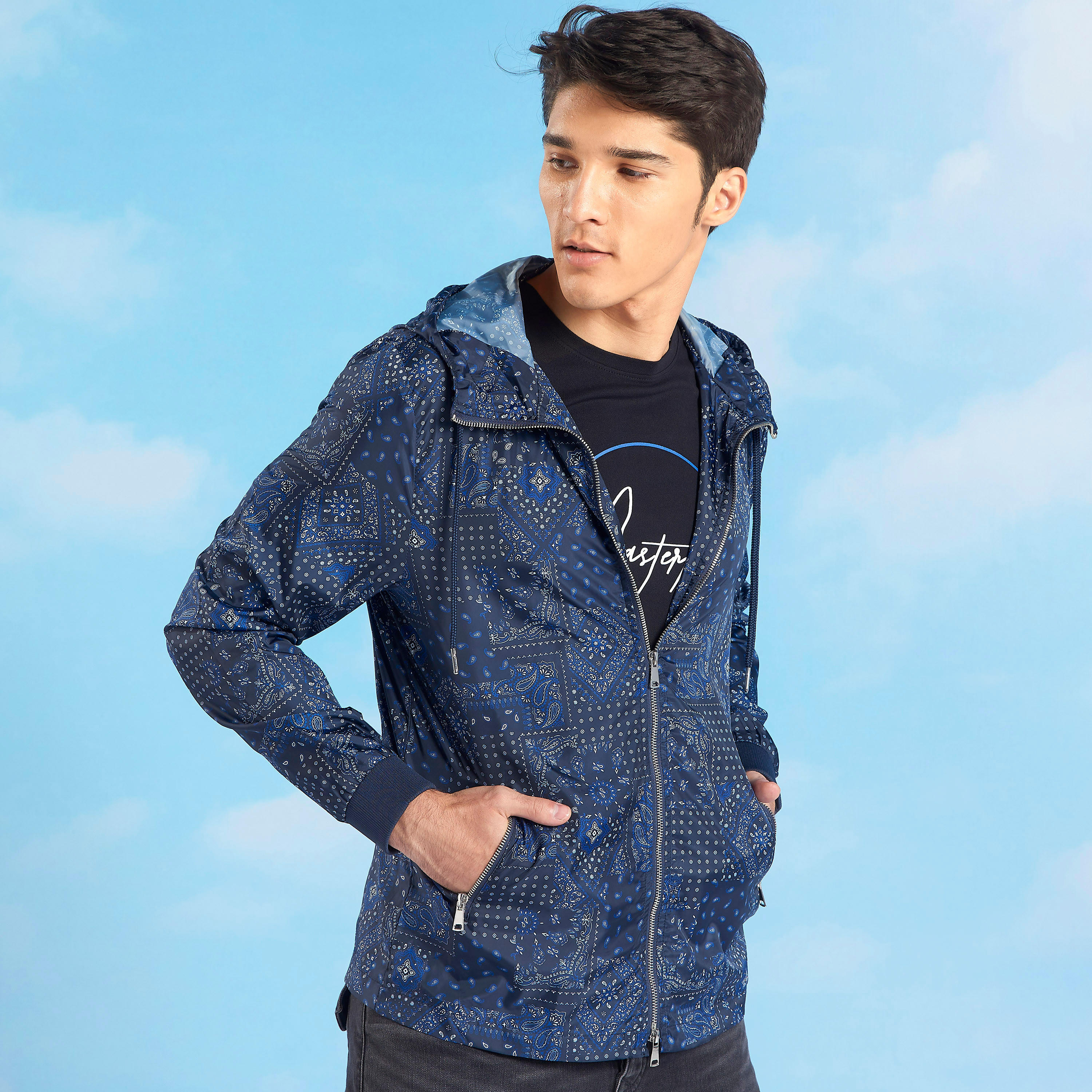 Iconic Printed Jacket with Long Sleeves and Hood-men-clothing-jacketsandblazers-jackets-image-1