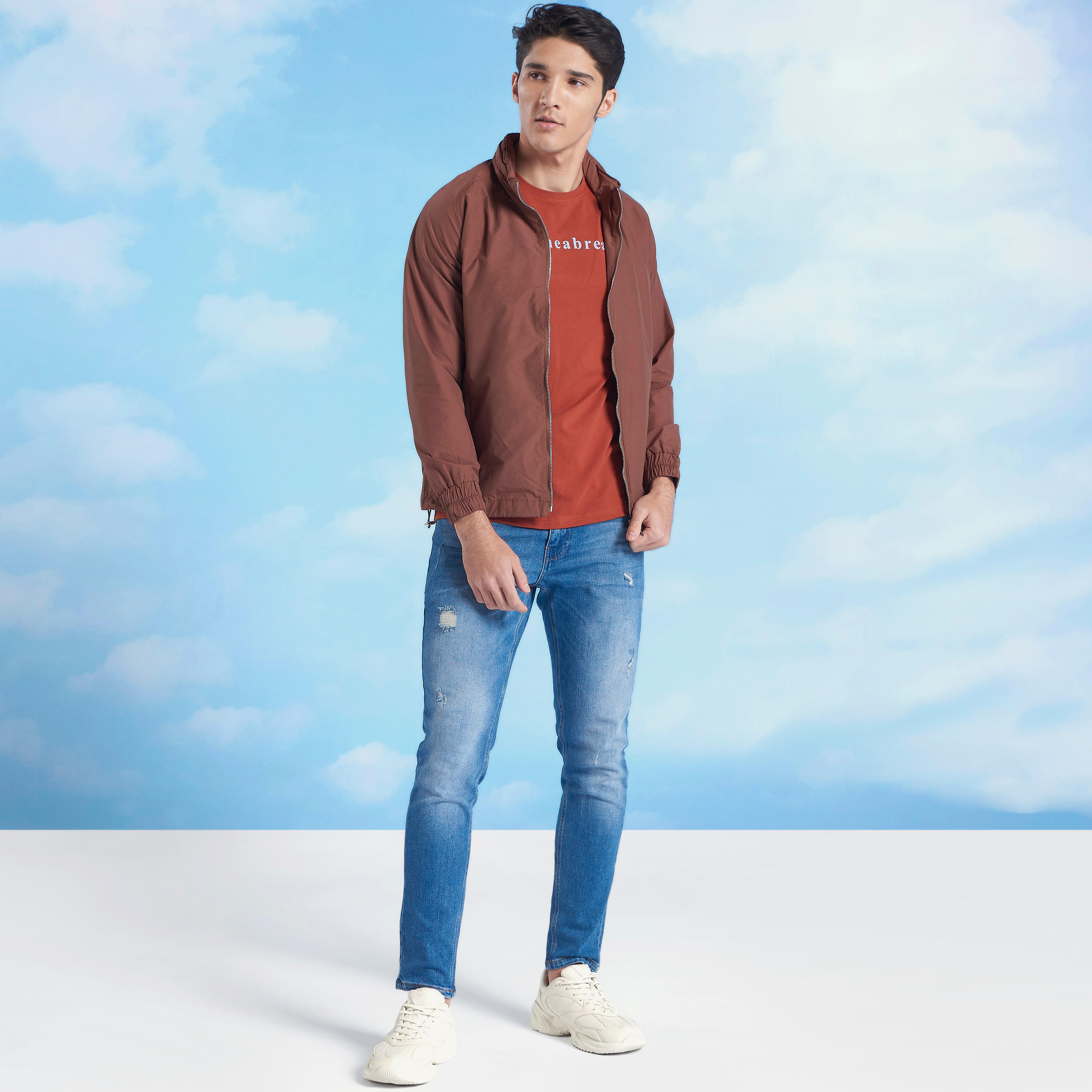 Iconic Solid Bomber Jacket with Long Sleeves and Hood-men-clothing-jacketsandblazers-jackets-image-2