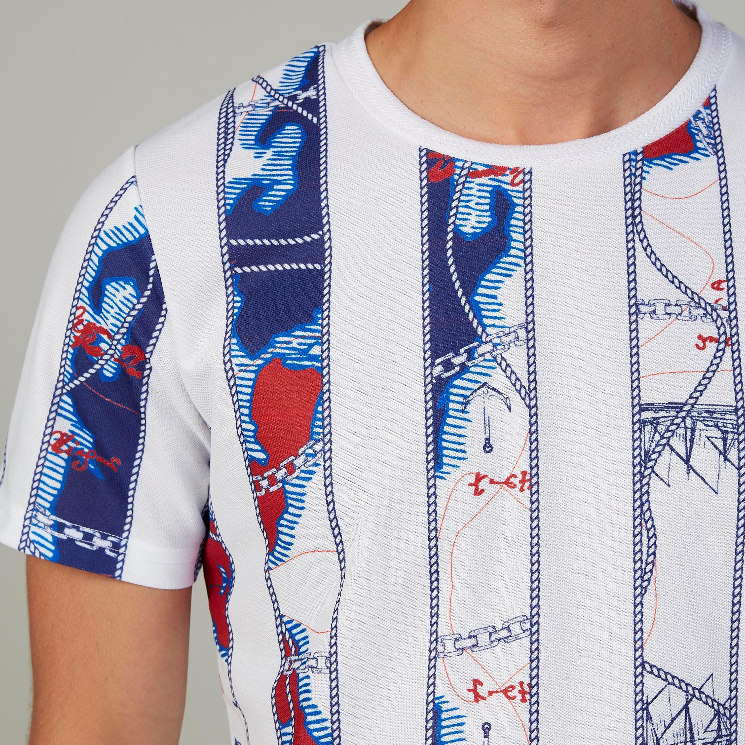 تيشيرت بطبعات وأكمام قصيرة وياقة مستديرة من آيكونيك-men-clothing-tshirtsandpolos-tshirts-image-3