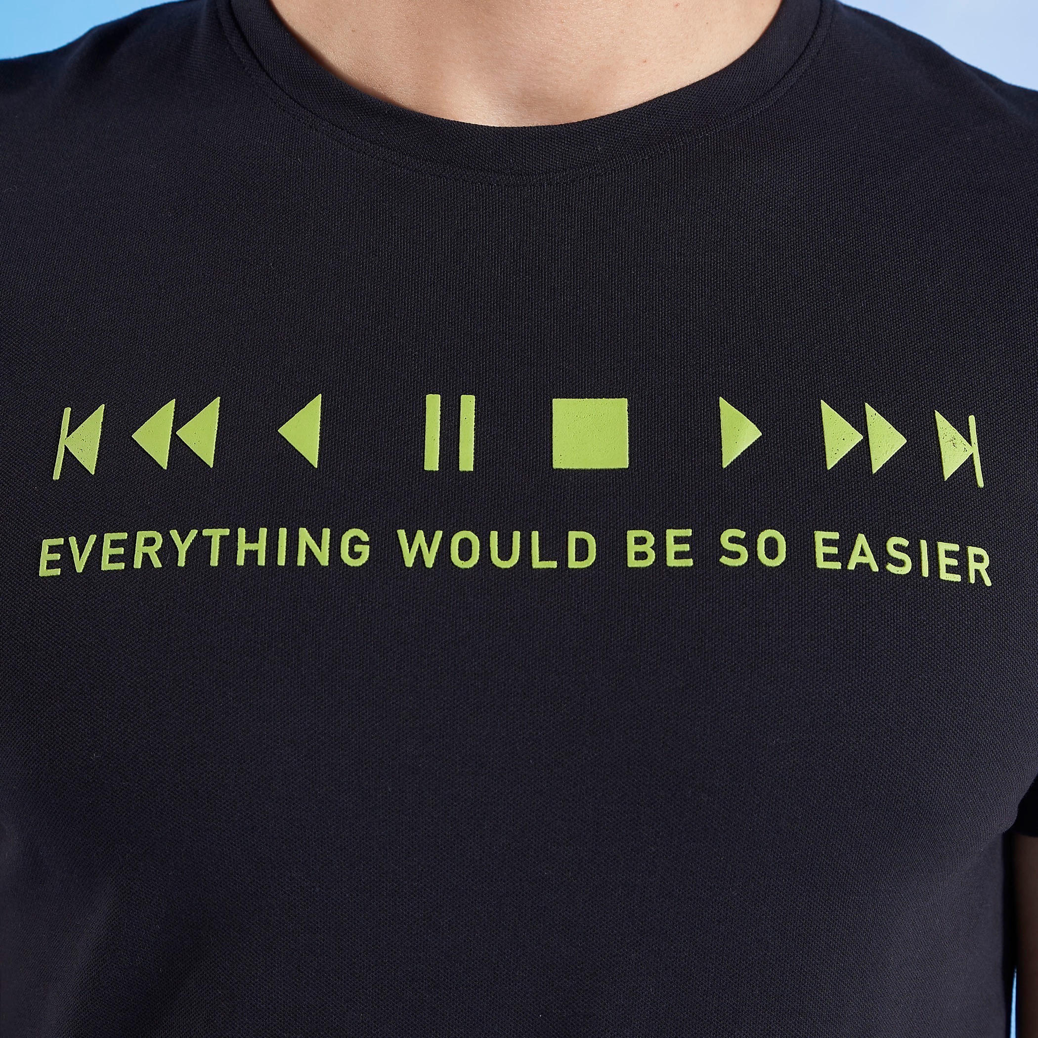 تيشيرت بطبعات وأكمام قصيرة وياقة مستديرة من آيكونيك-men-clothing-tshirtsandpolos-tshirts-image-3