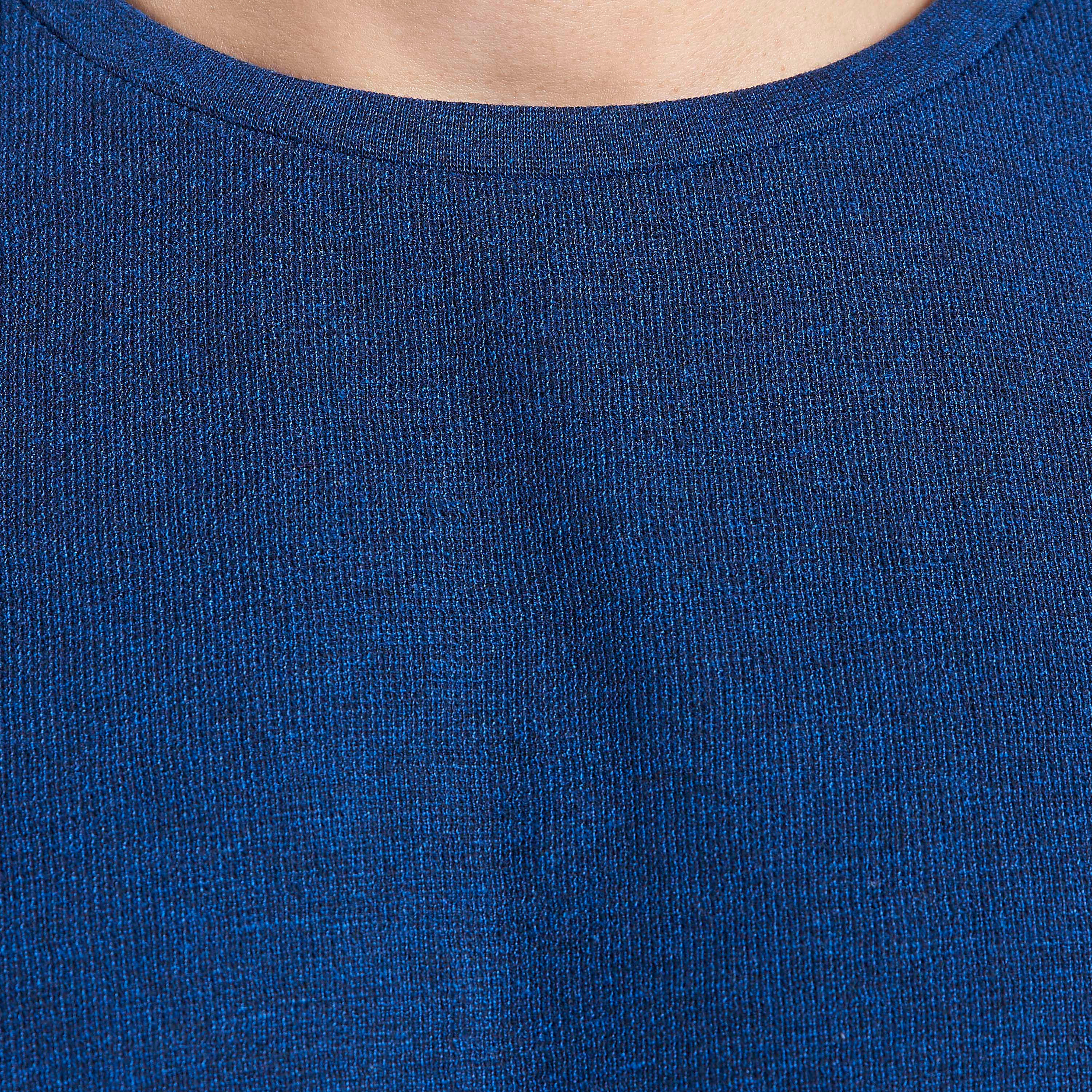 تيشيرت سليم بارز الملمس بياقة مستديرة وأكمام قصيرة من آيكونيك-men-clothing-tshirtsandpolos-tshirts-image-3