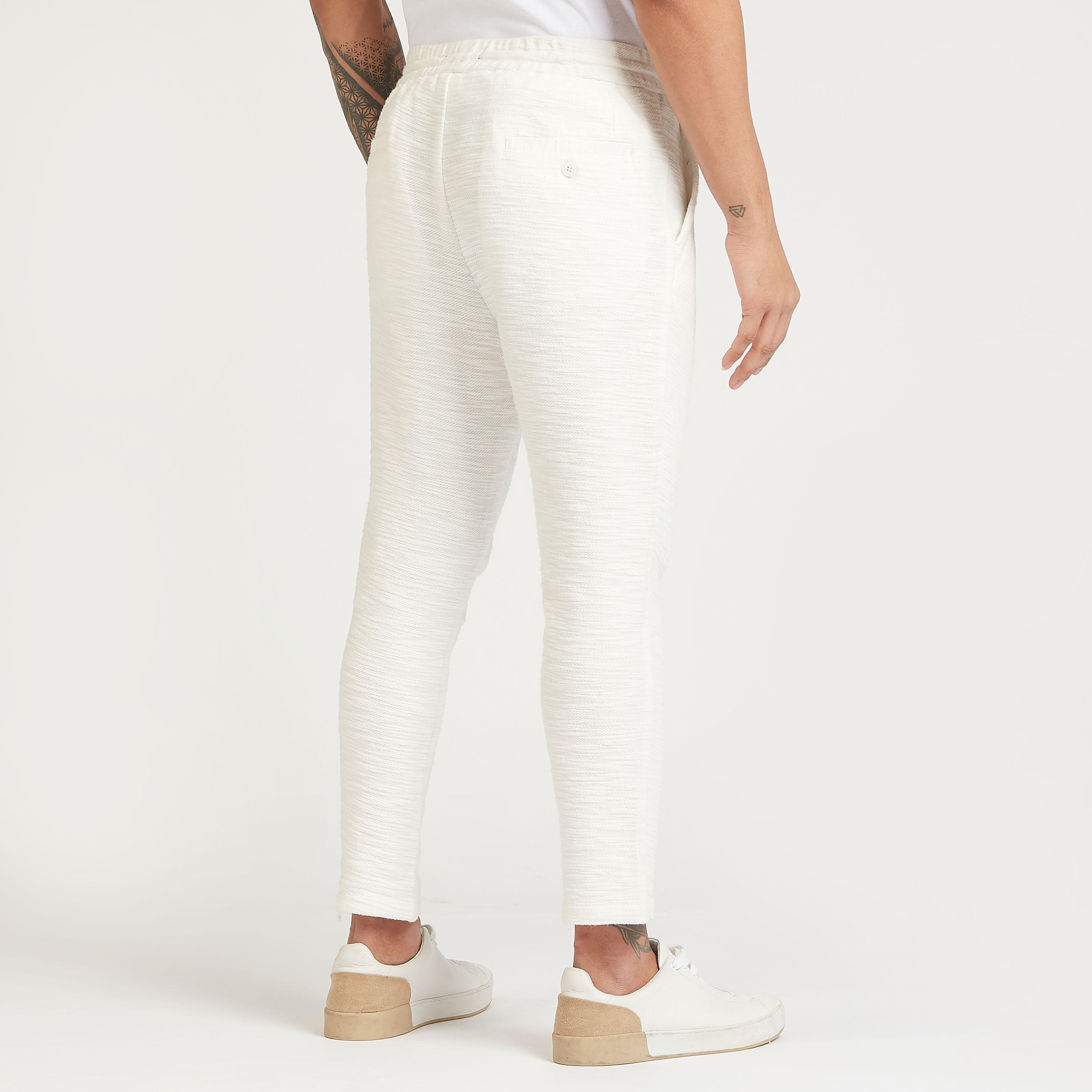 Iconic Textured Pants with Pocket Detail and Drawstring-men-clothing-bottoms-trousersandchinos-trousers-image-4