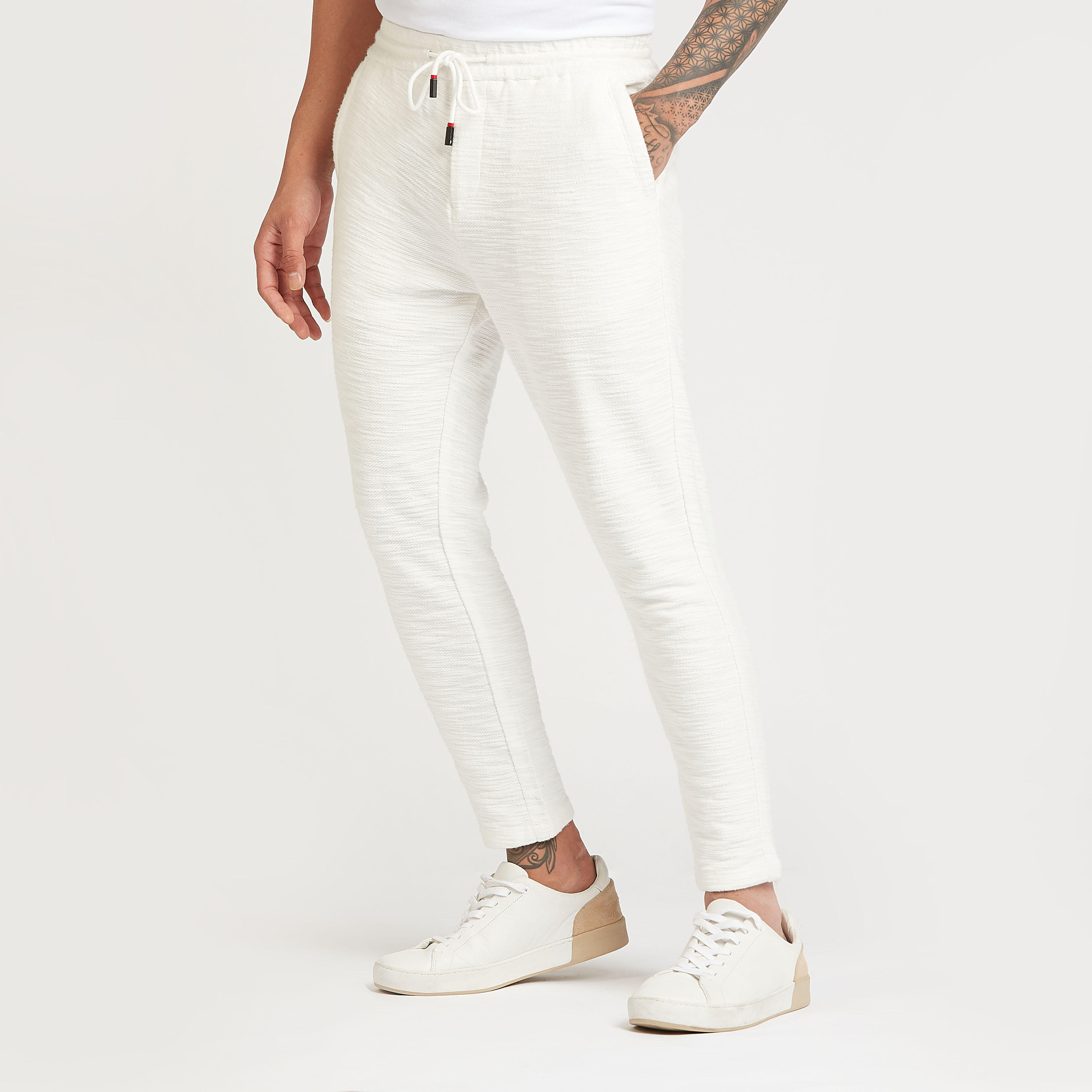 Iconic Textured Pants with Pocket Detail and Drawstring-men-clothing-bottoms-trousersandchinos-trousers-image-5