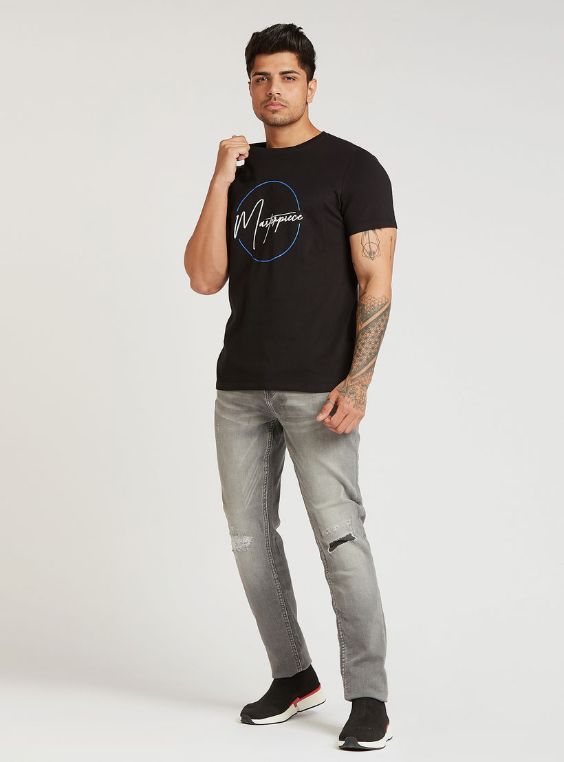 بنطلون جينز ممزّق بقصّة سليم وخصر متوسط الارتفاع وجيوب من آيكونيك-men-clothing-bottoms-jeans-image-2