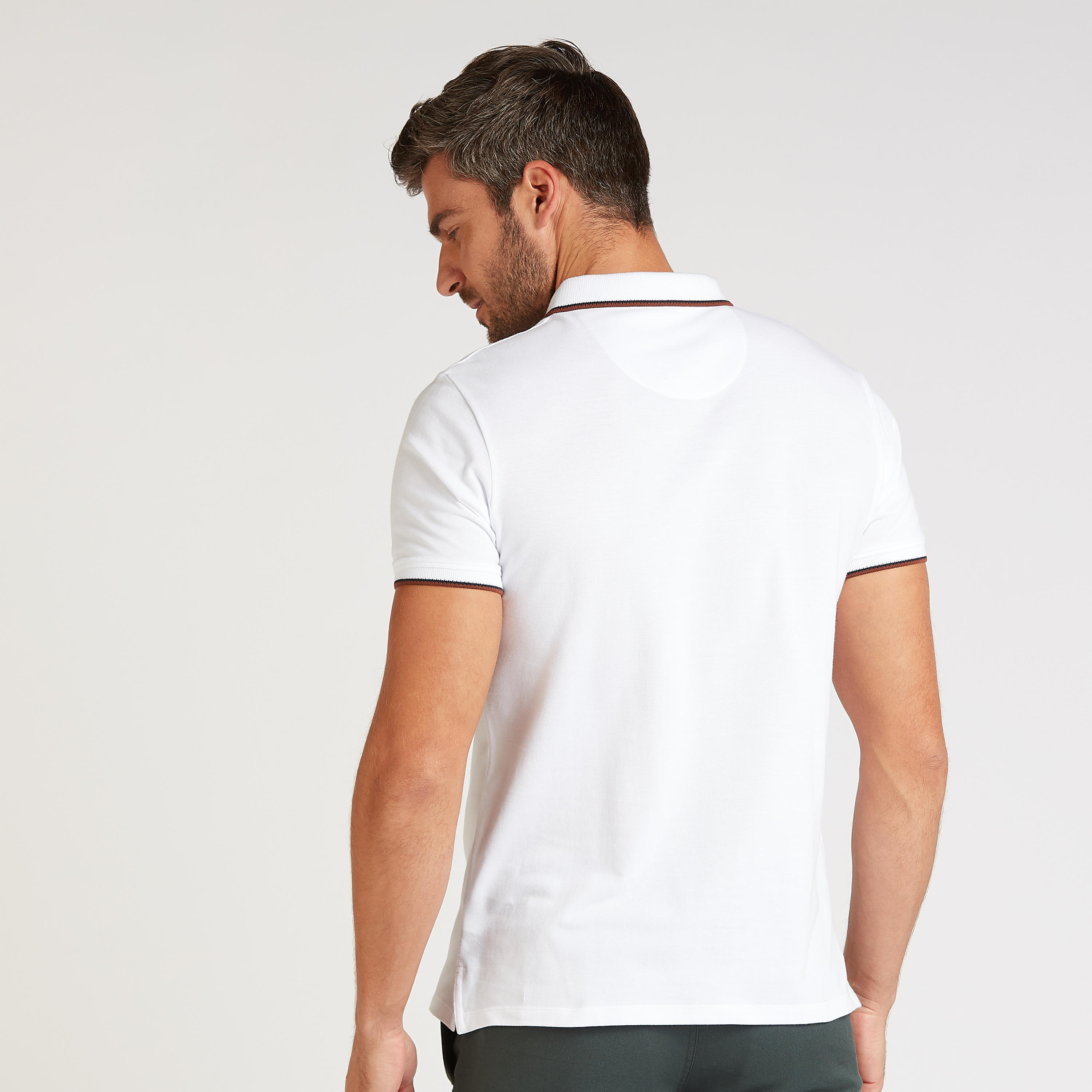 تيشيرت بولو بقصة سليم بأكمام قصيرة من آيكونيك-men-clothing-tshirtsandpolos-polos-image-4