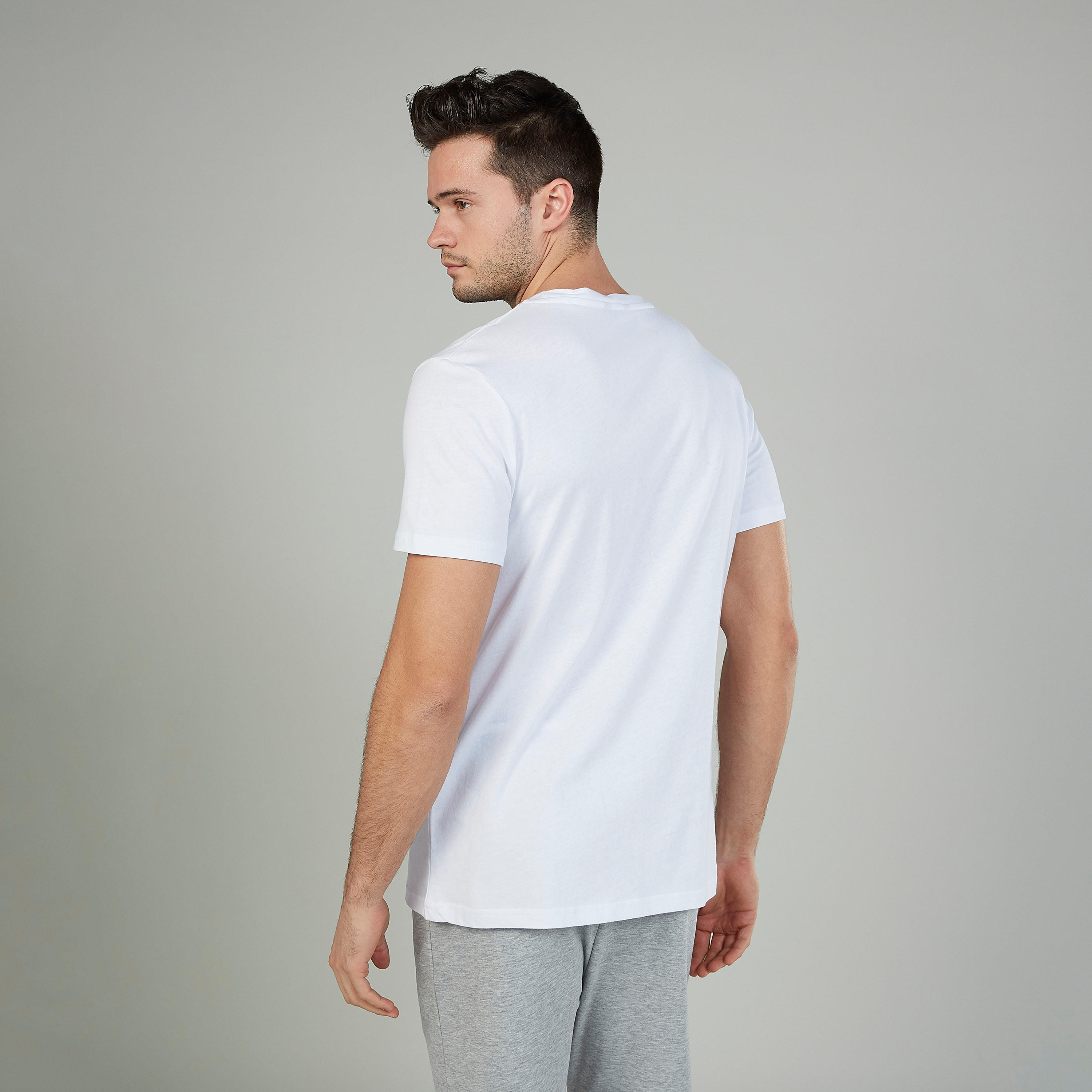 تيشيرت سليم بياقة مستديرة وأكمام قصيرة وطبعات من آيكونيك-men-clothing-tshirtsandpolos-tshirts-image-4