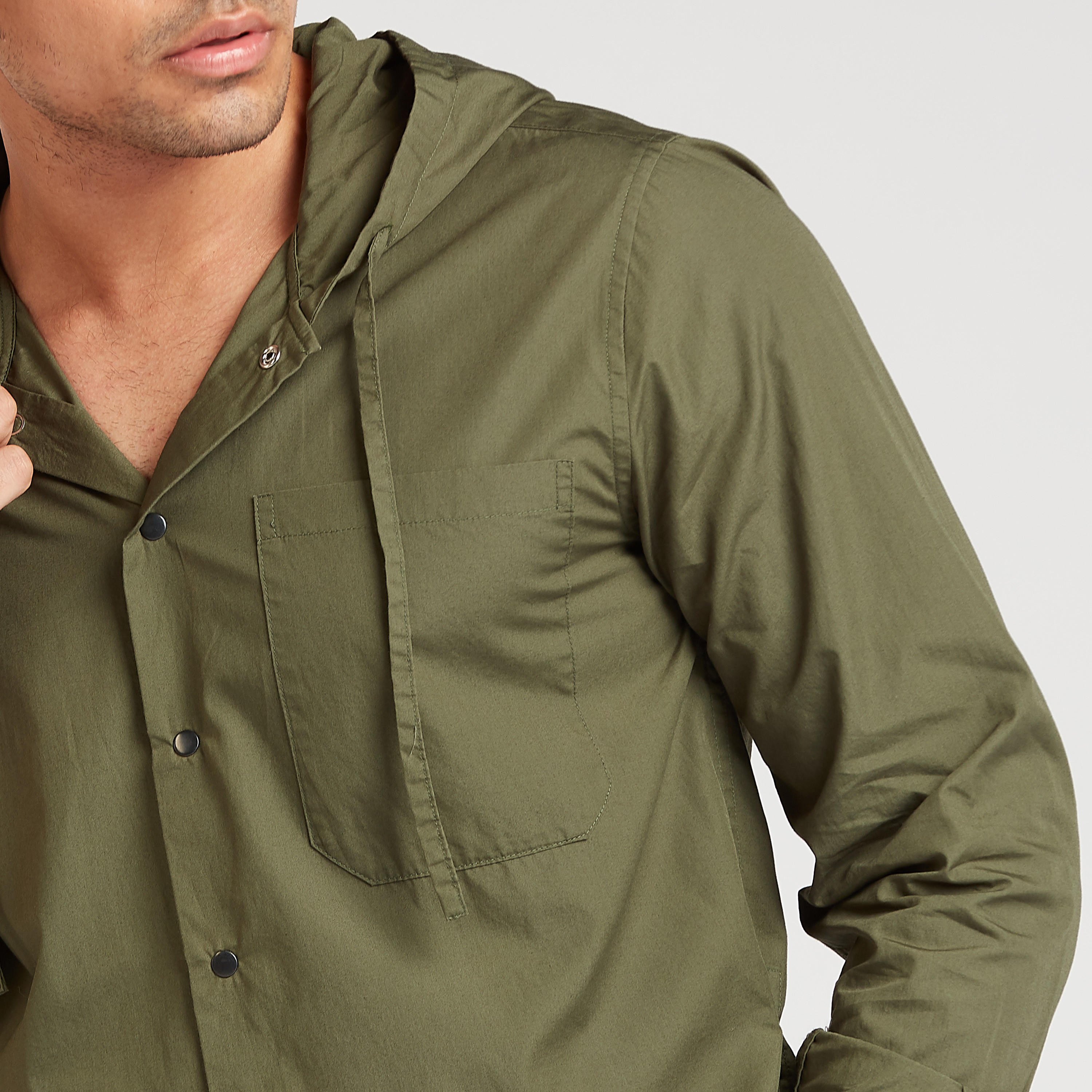 Iconic Solid Shirt with Long Sleeves and Hood-men-clothing-jacketsandblazers-jackets-image-3