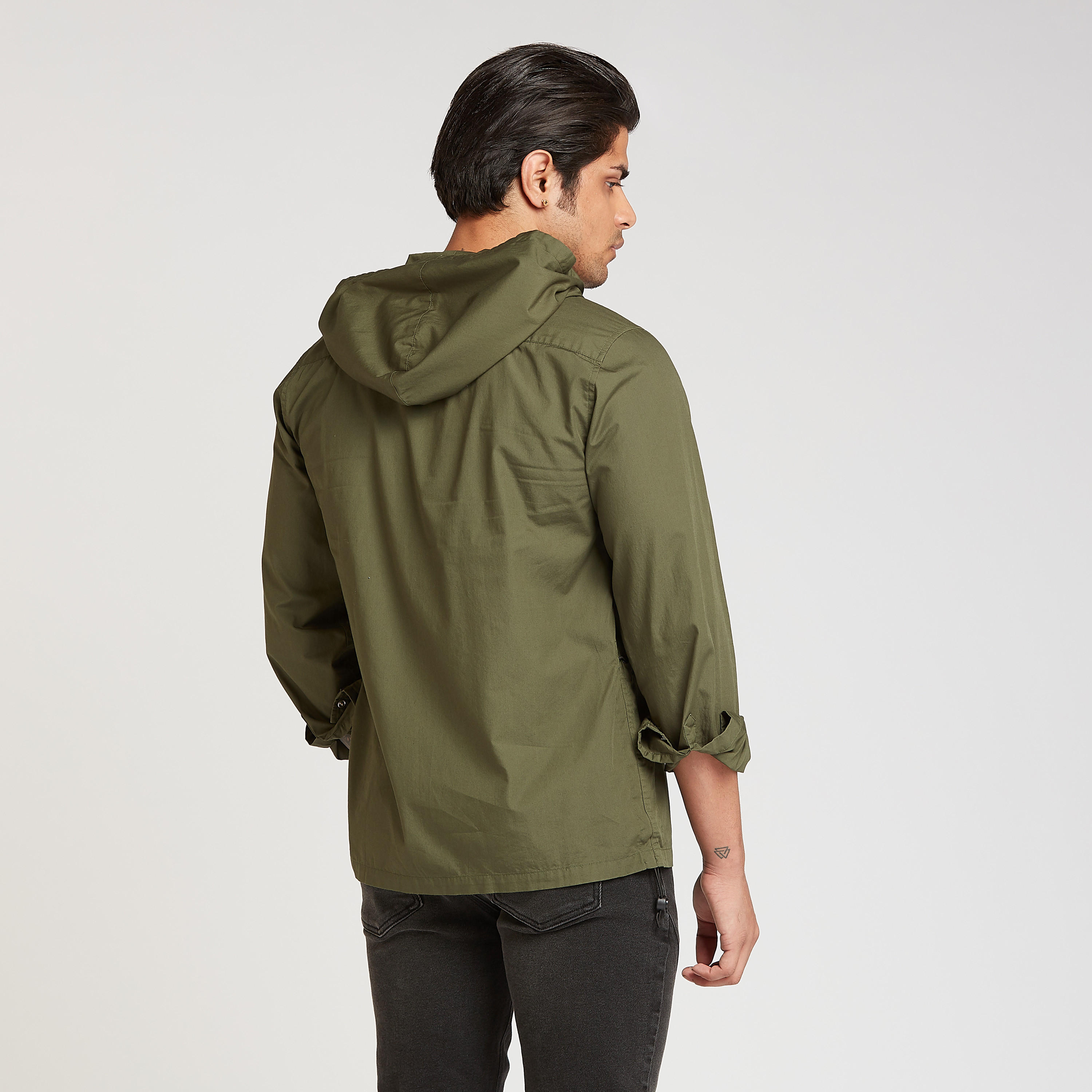Iconic Solid Shirt with Long Sleeves and Hood-men-clothing-jacketsandblazers-jackets-image-4