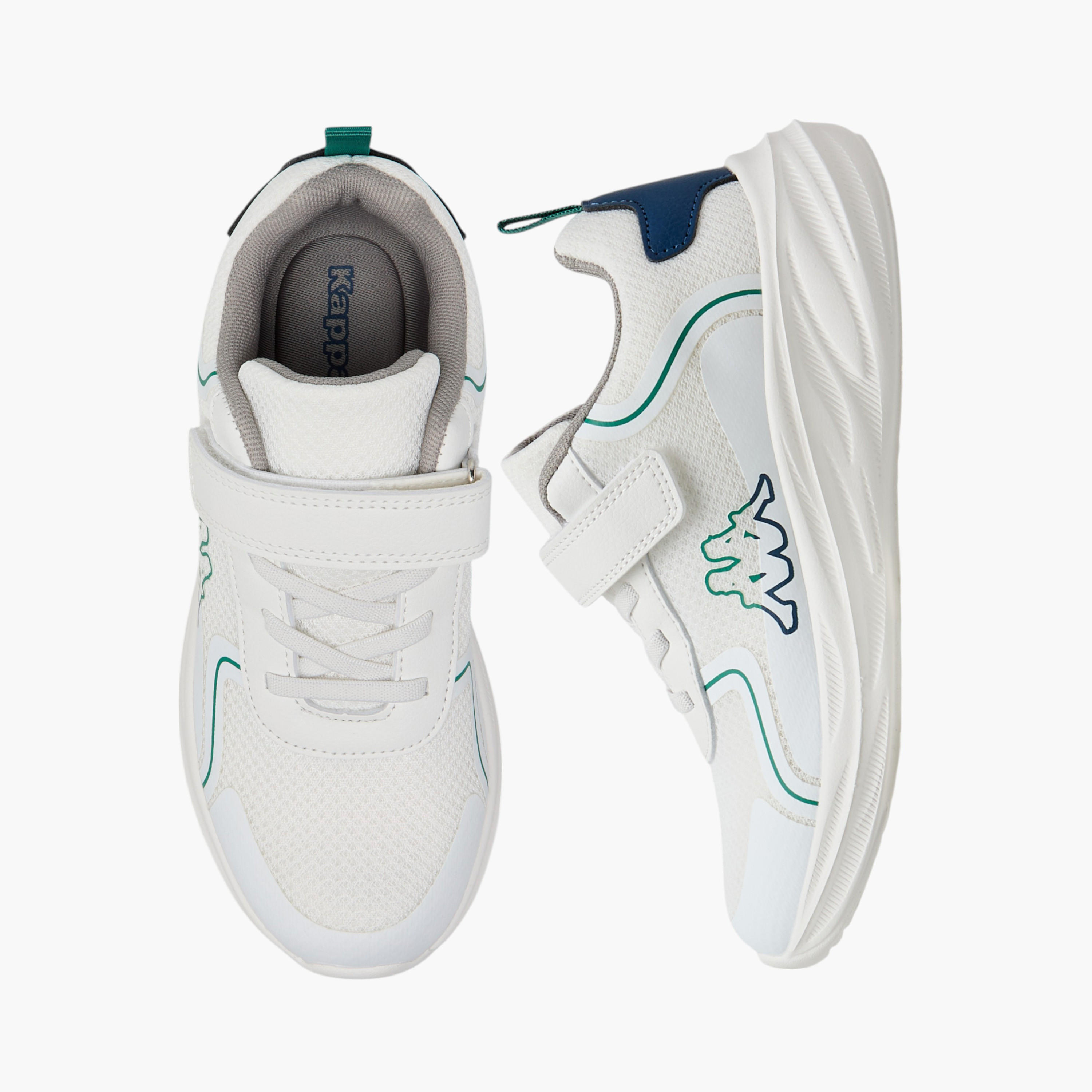 Kappa Boys Logo Hook & Loop Breathable Shoes-boys-shoes-sneakers-image-1