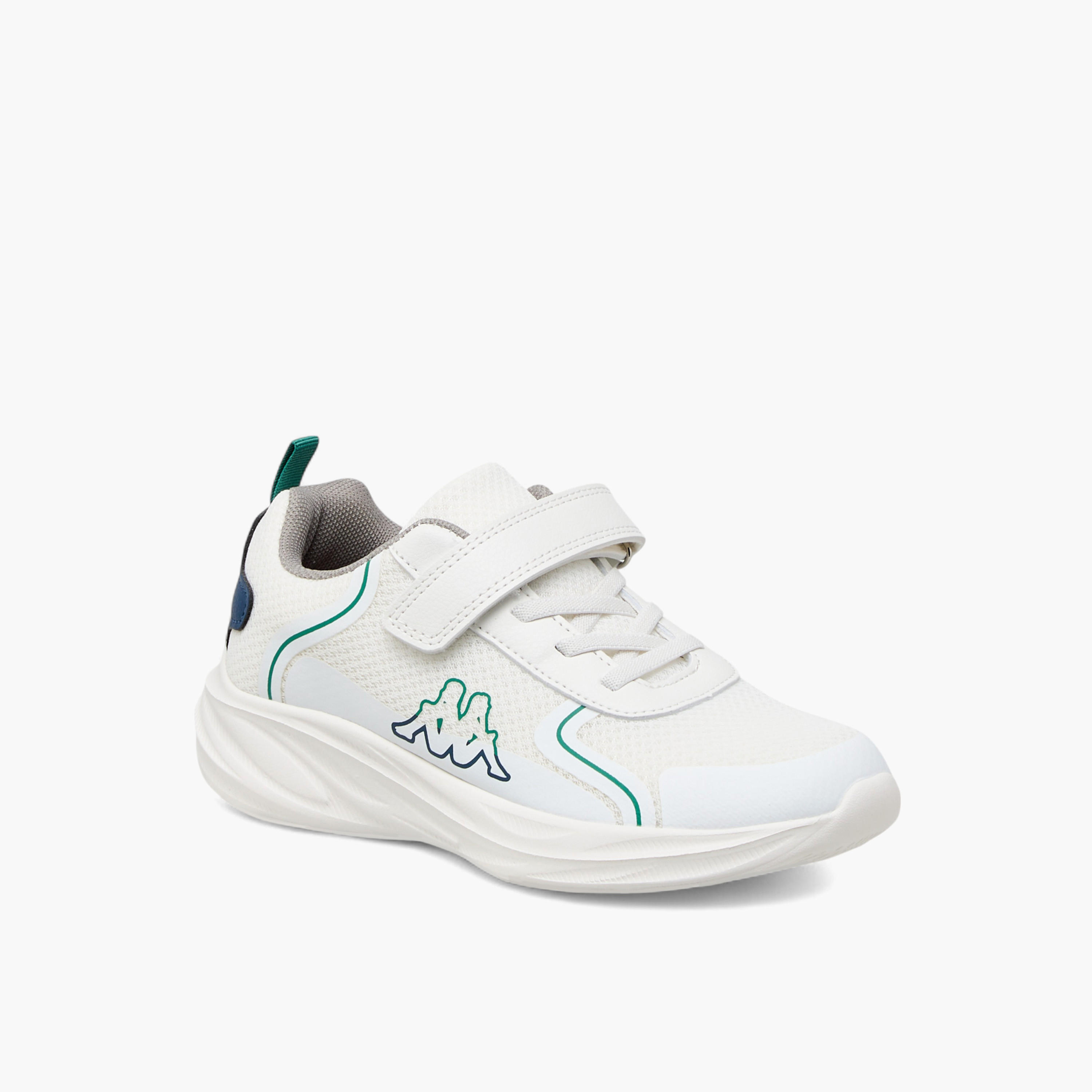 Kappa Boys Logo Hook & Loop Breathable Shoes-boys-shoes-sneakers-image-2