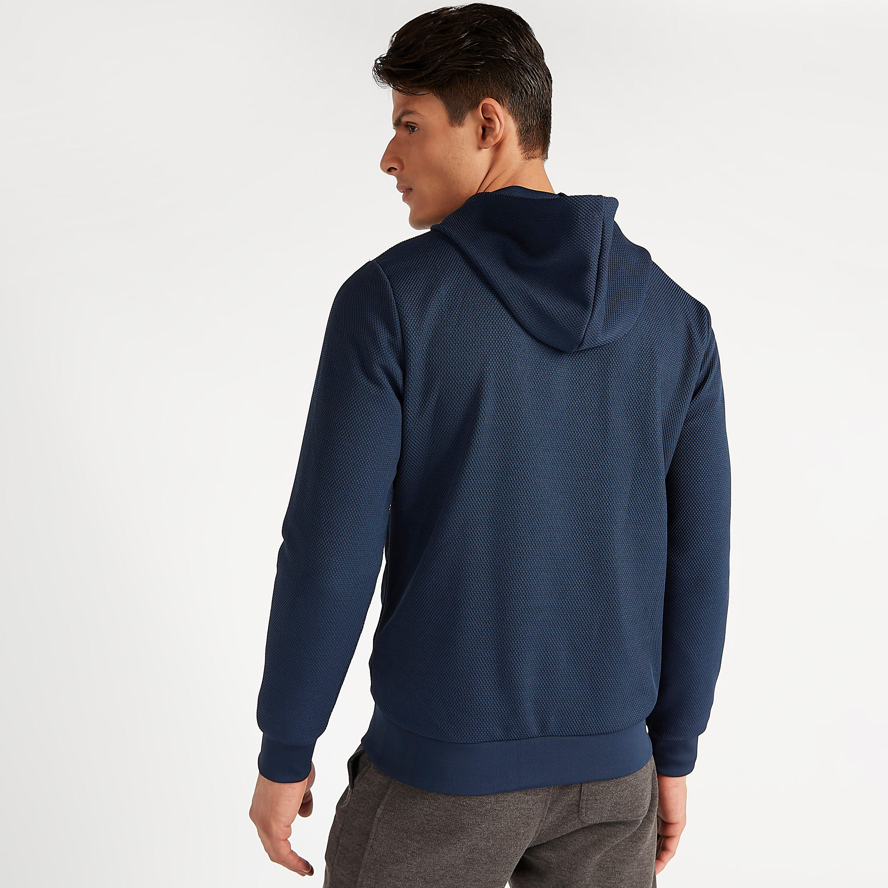 جاكيت مستدام سليم فيت بارز الملمس بأكمام طويلة-men-clothing-jacketsandblazers-jackets-image-4