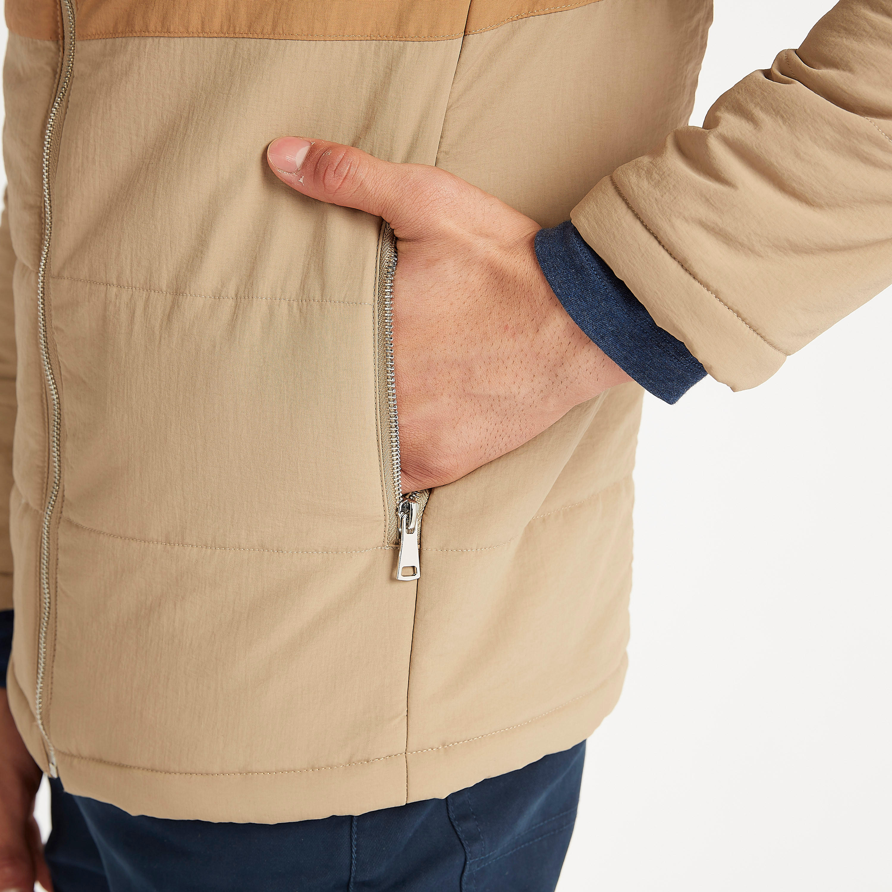 جاكيت مبطّن بسحّاب وأكمام طويلة وجيوب من آيكونيك-men-clothing-jacketsandblazers-jackets-image-5