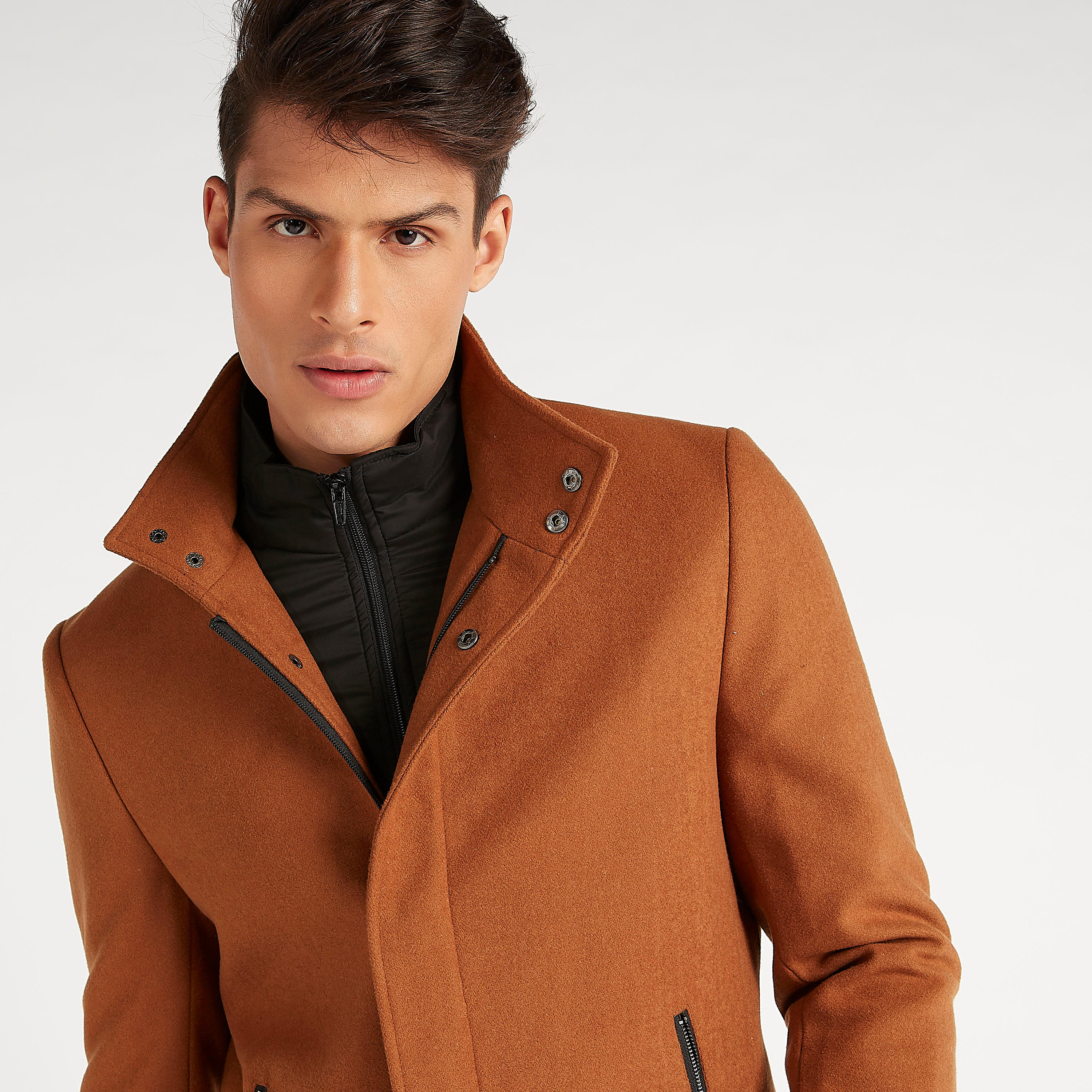 جاكيت طويل بسحّاب وأكمام طويلة وجيوب من آيكونيك-men-clothing-jacketsandblazers-jackets-image-3